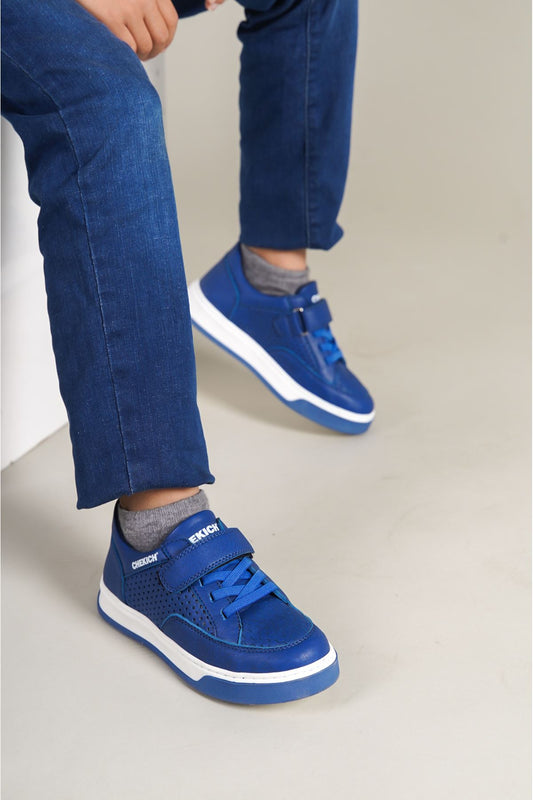 1017 David-R Kids Shoes Blue