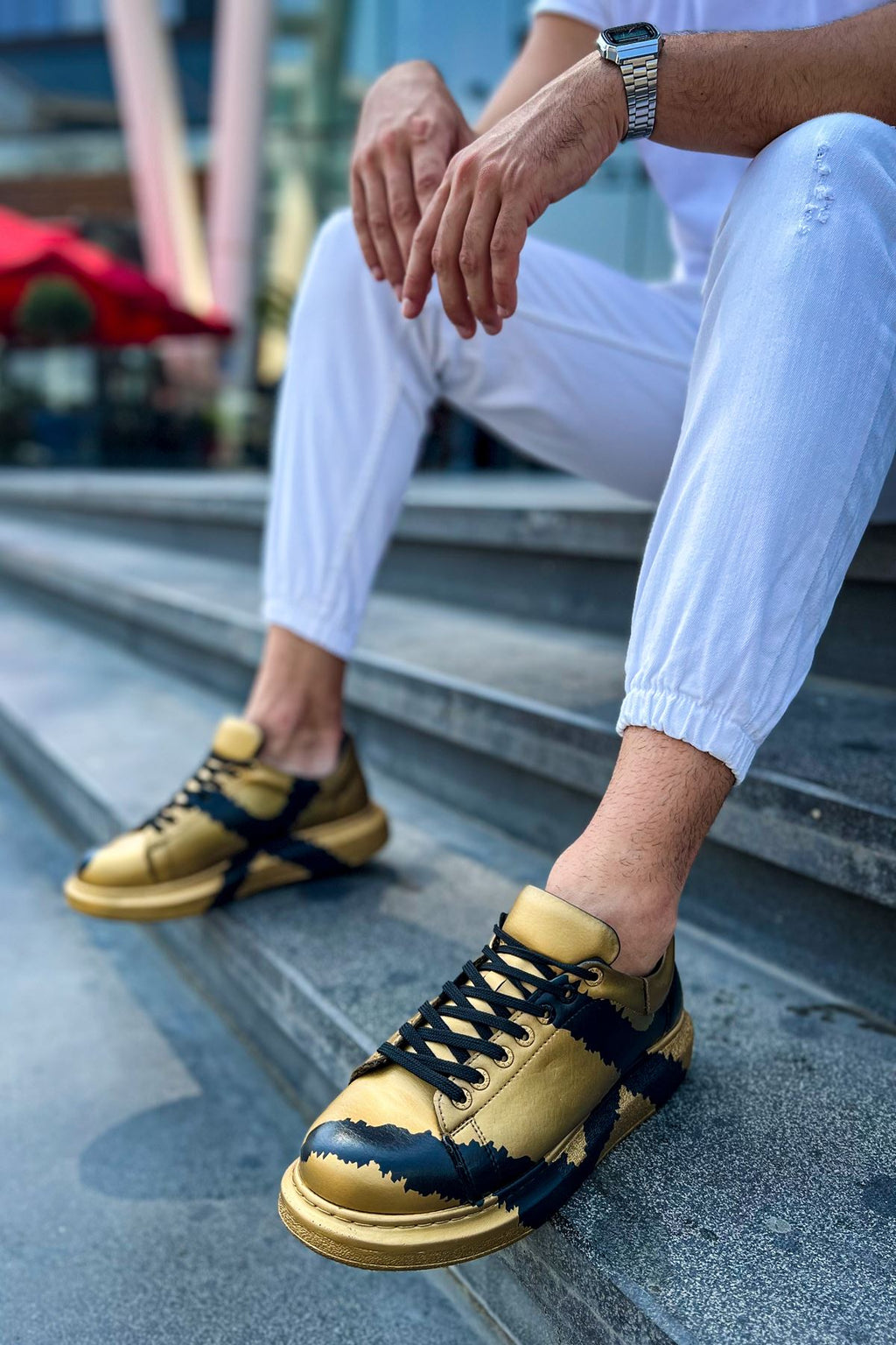 CH254 - CST Pittura Men Sneaker 549 GOLD BLACK X