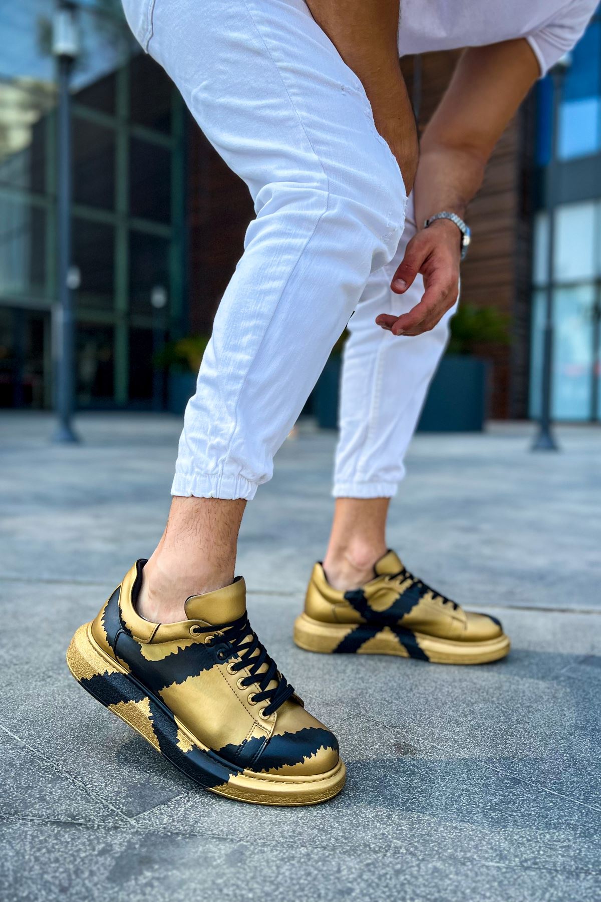 CH254 CST Pittura Herren Sneaker 549 GOLD SCHWARZ X