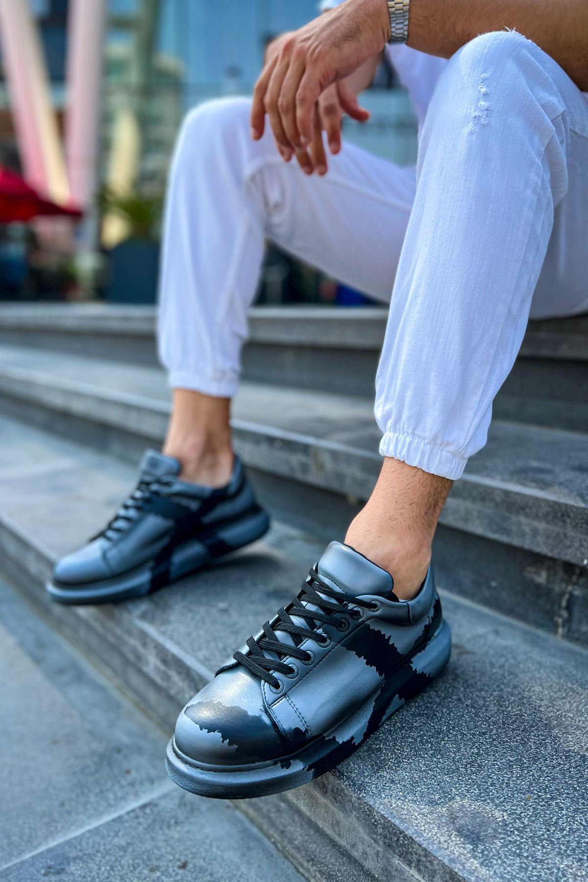 CH254 CST Pittura Herren Sneaker 551 GRI SIYAH X