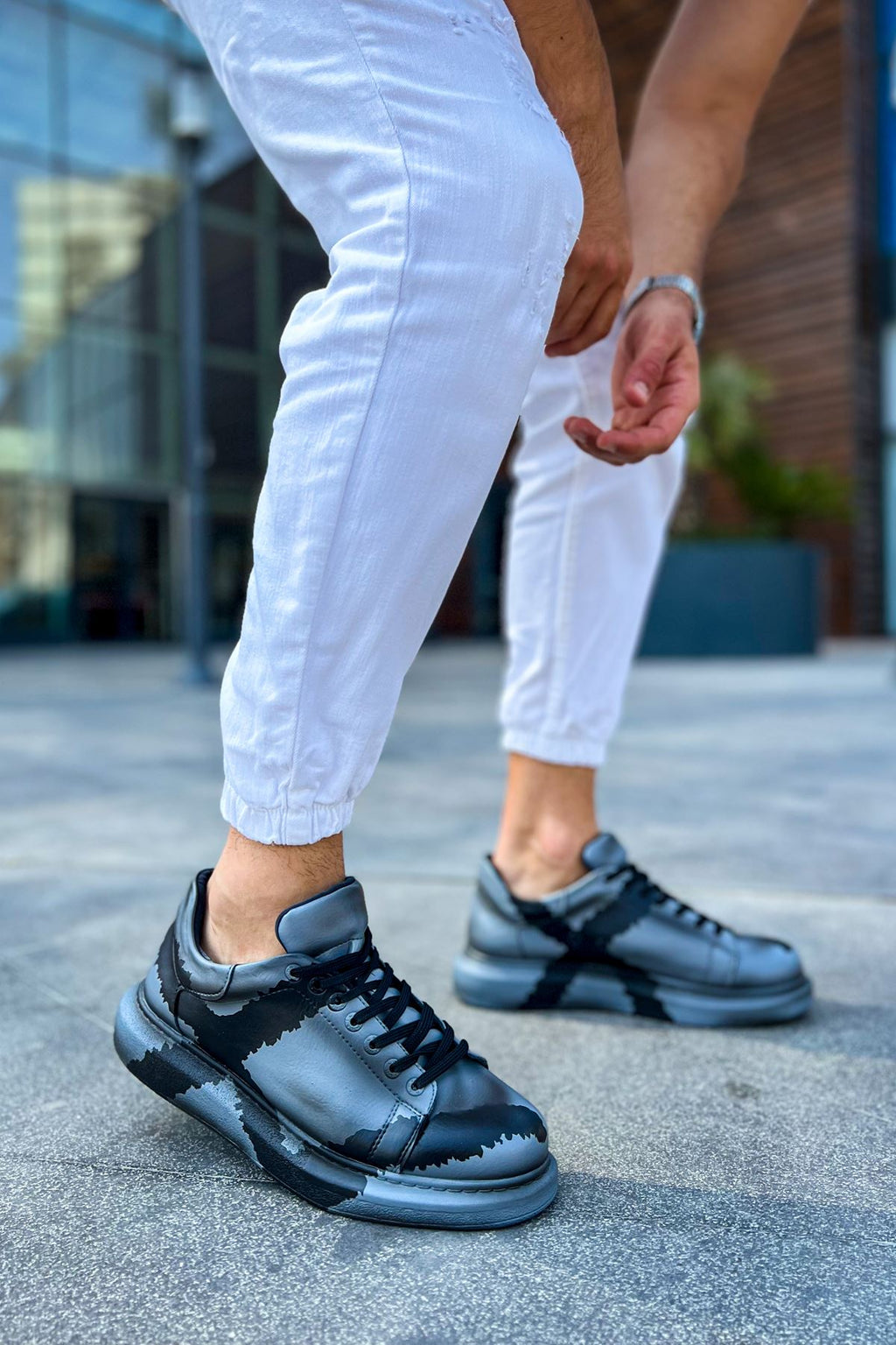 CH254 - CST Pittura Men Sneaker 551 GRI SIYAH X