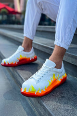 CH254 - CBT Pittura Men's Sneakers 535 Red ALEV