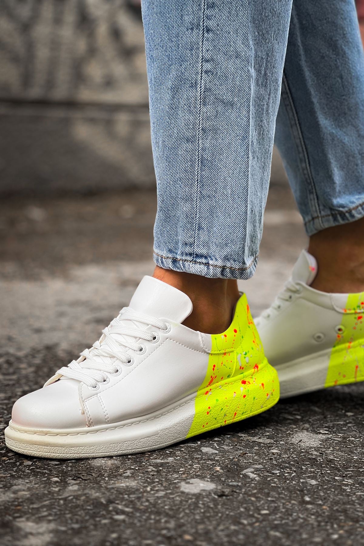 CH254 CBT Pittura Men Sneaker 502 NEON SARI TOPUK SPLUSH