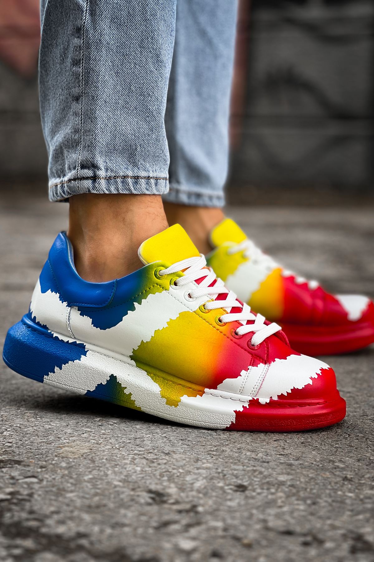 CH254 CBT Pittura Herren Sneaker 552 TREECOLOR X