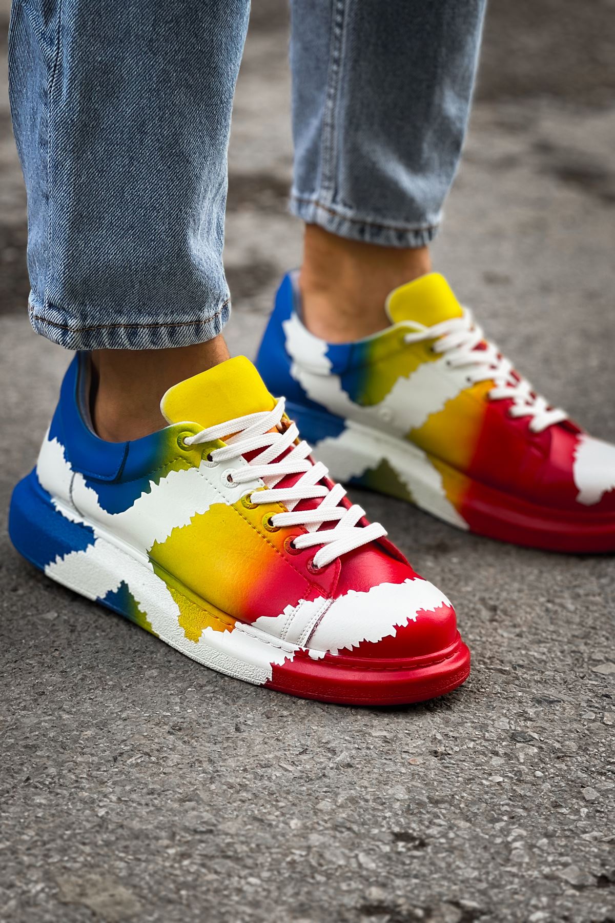 CH254 CBT Pittura Herren Sneaker 552 TREECOLOR X