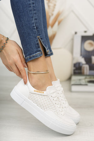 CH015 - CBT First Edition Women White Sneaker