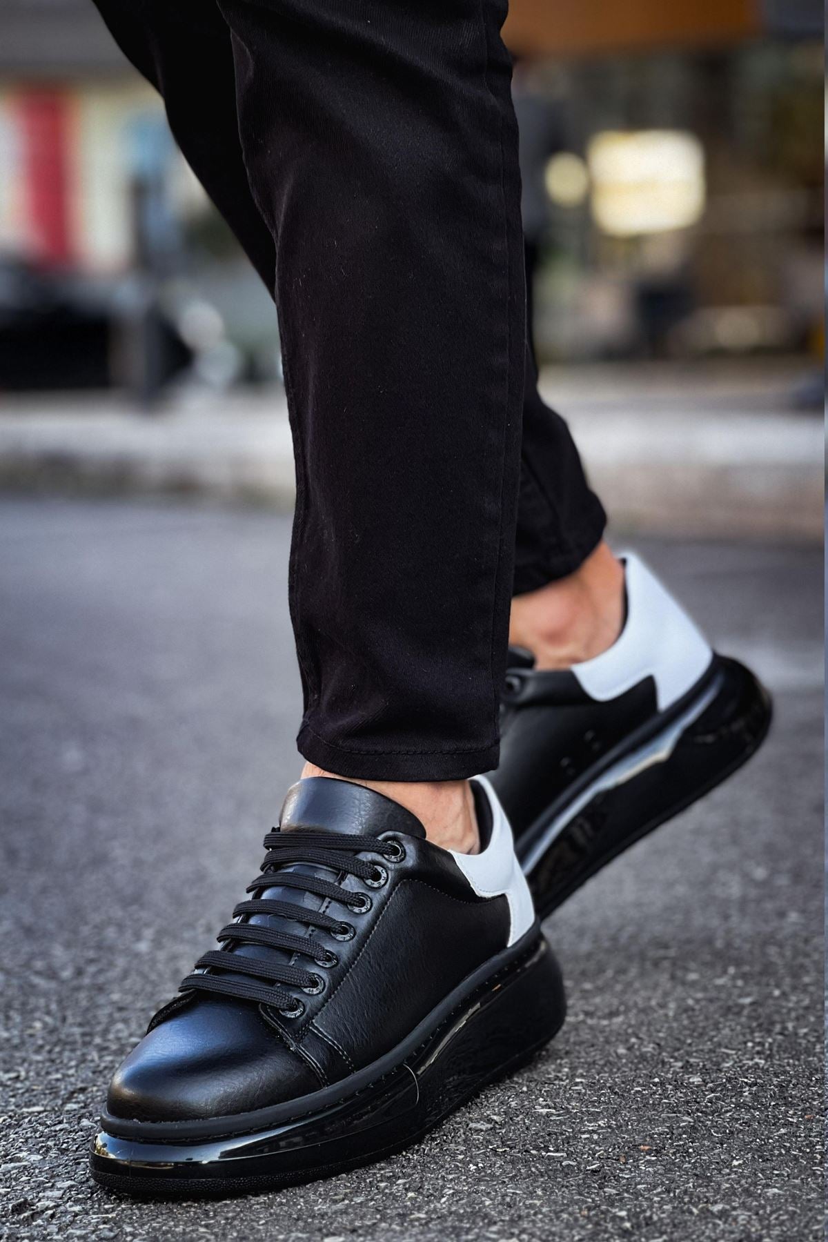 CH295 - CST Sollıevo Men's Sneakers Black/White