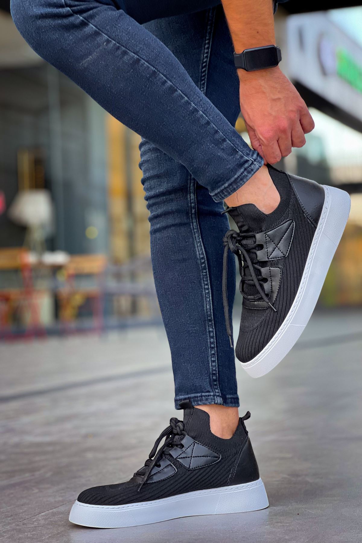 CH2425 TBT Schwarz Herren Sneaker