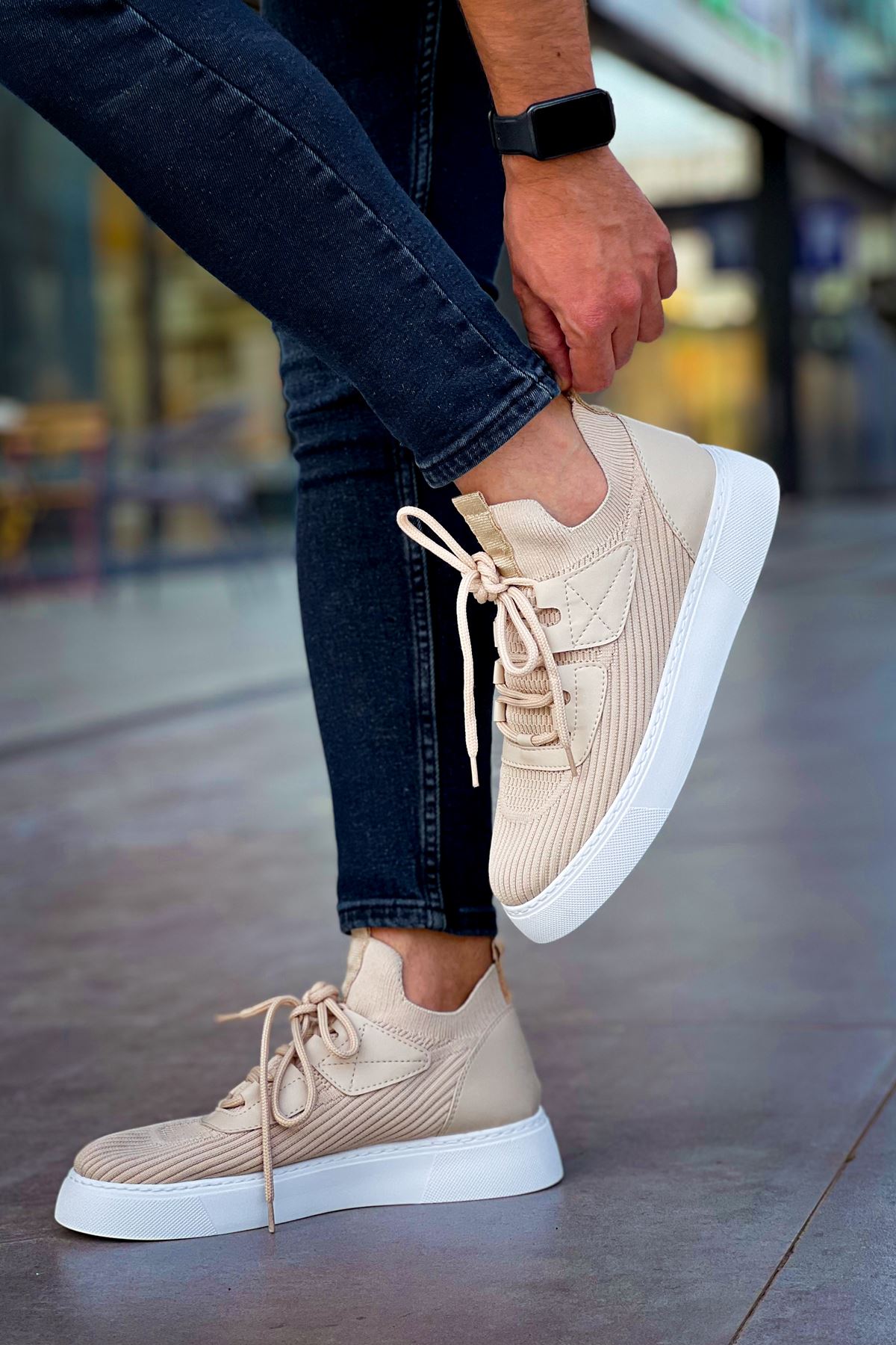 CH2425 TBT Beige Herren Sneaker