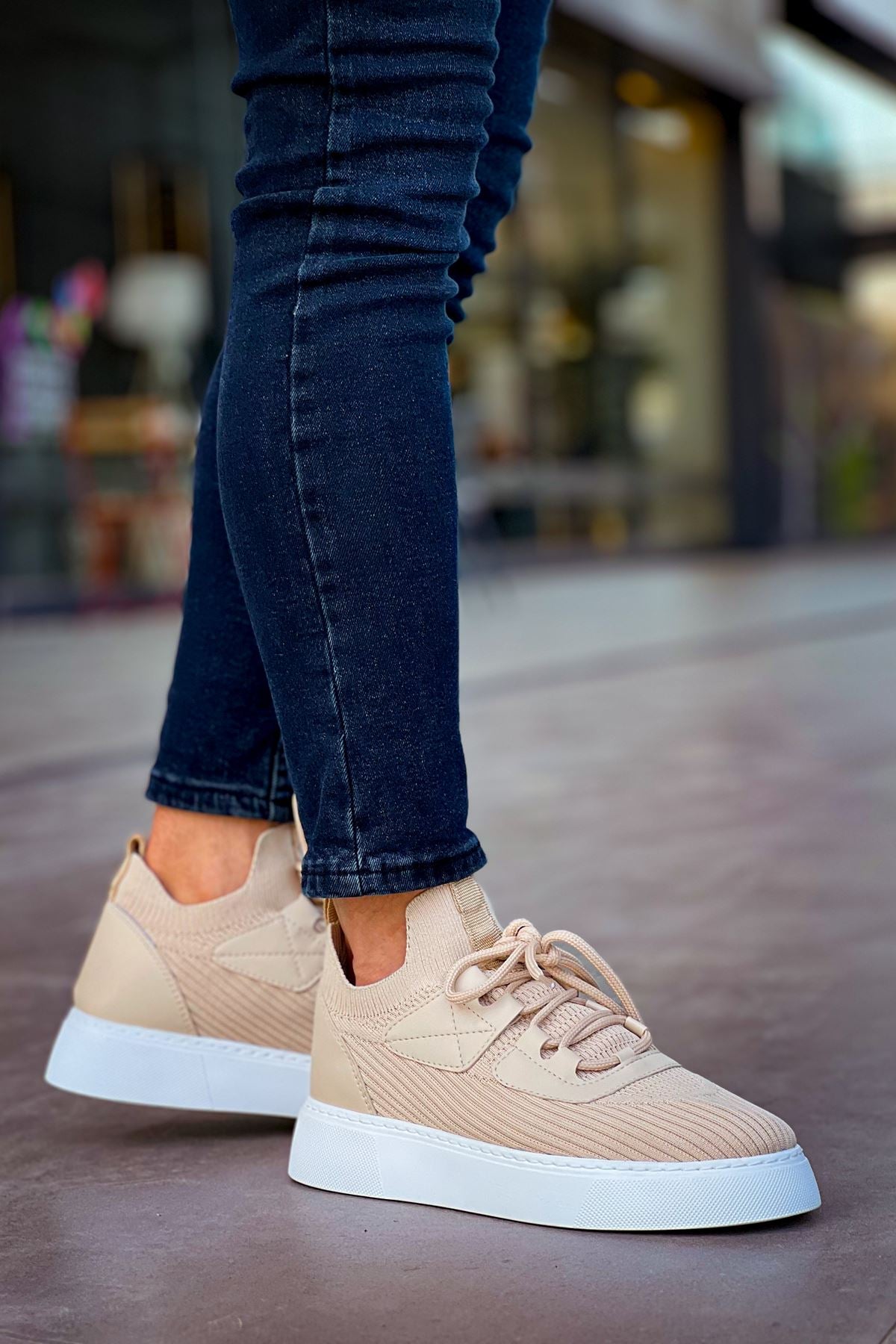 CH2425 TBT Beige Herren Sneaker
