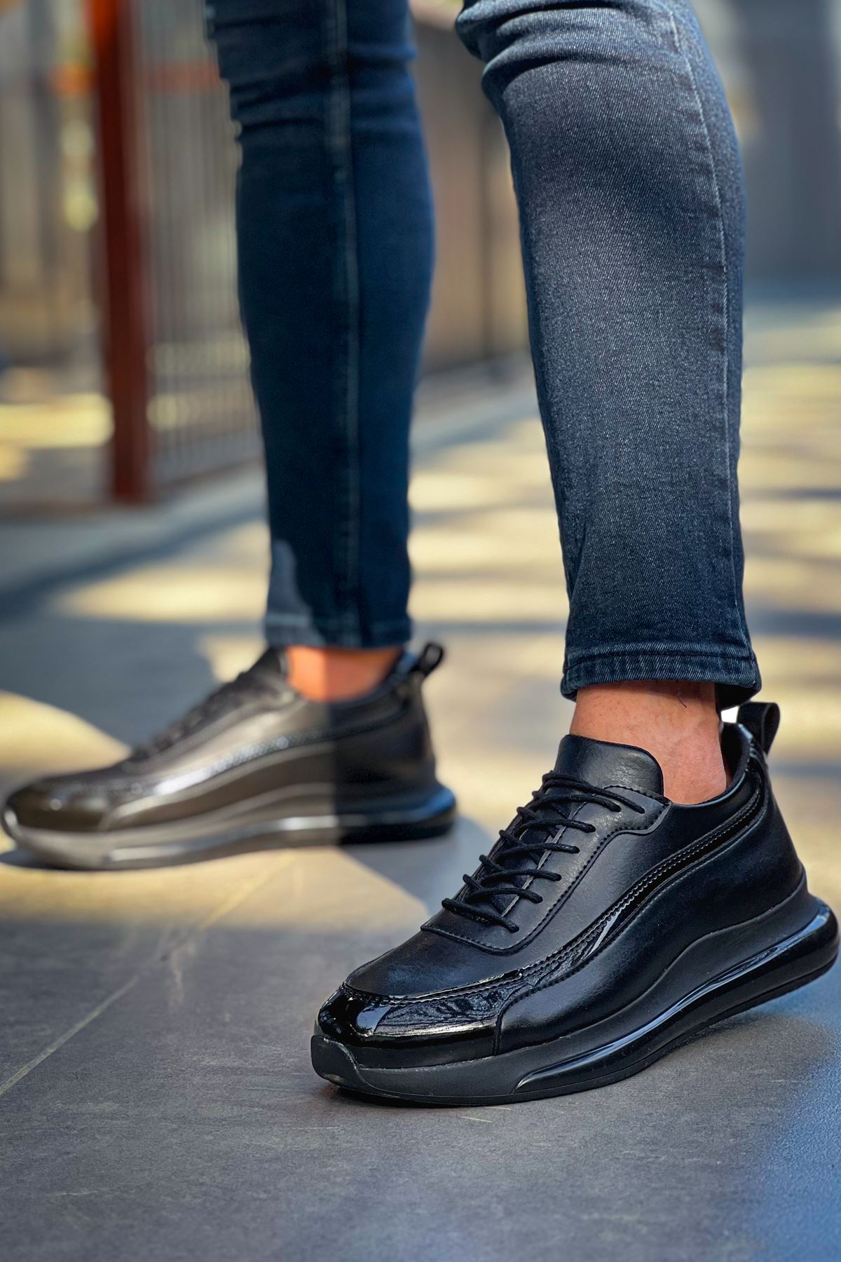 CH2419 FST Schwarz Herren Sneaker