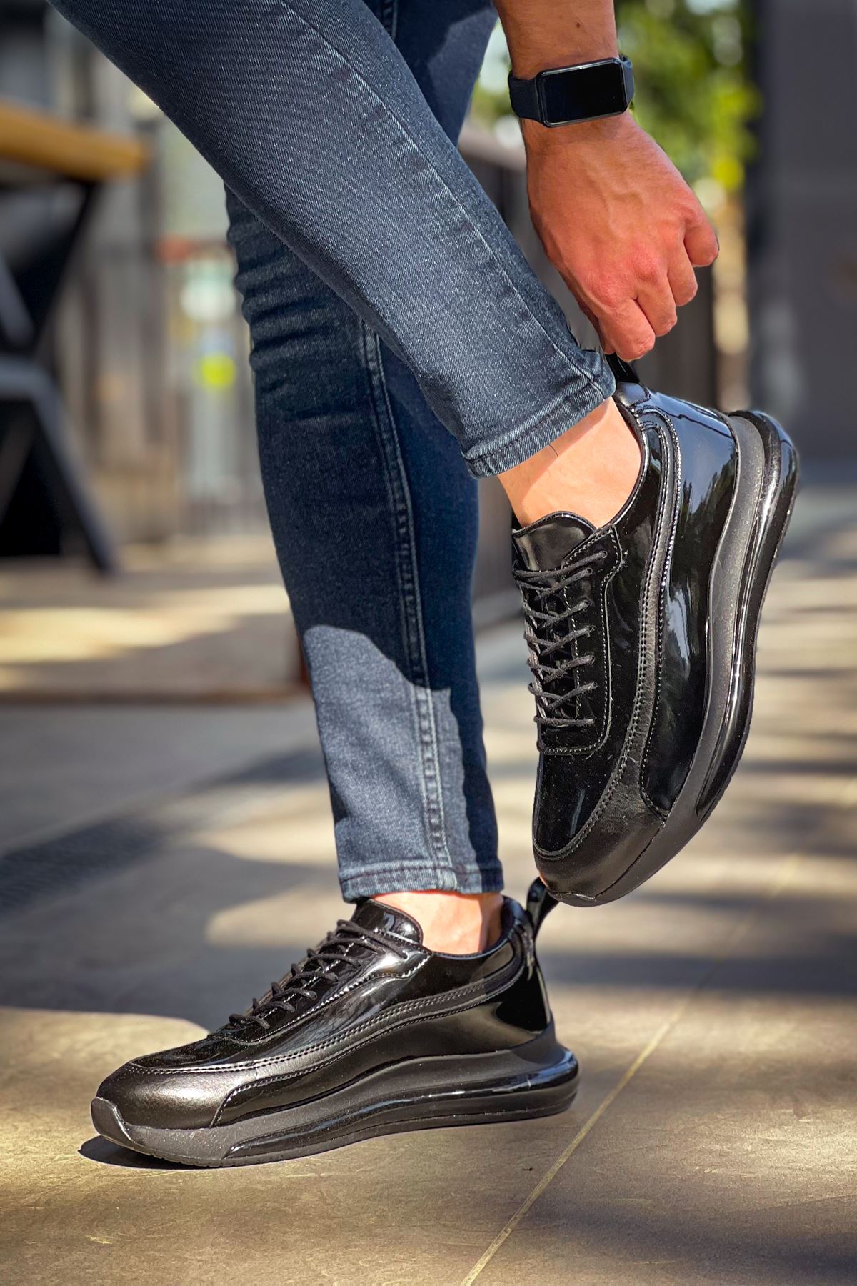 CH2419 RST Schwarz Herren Sneaker