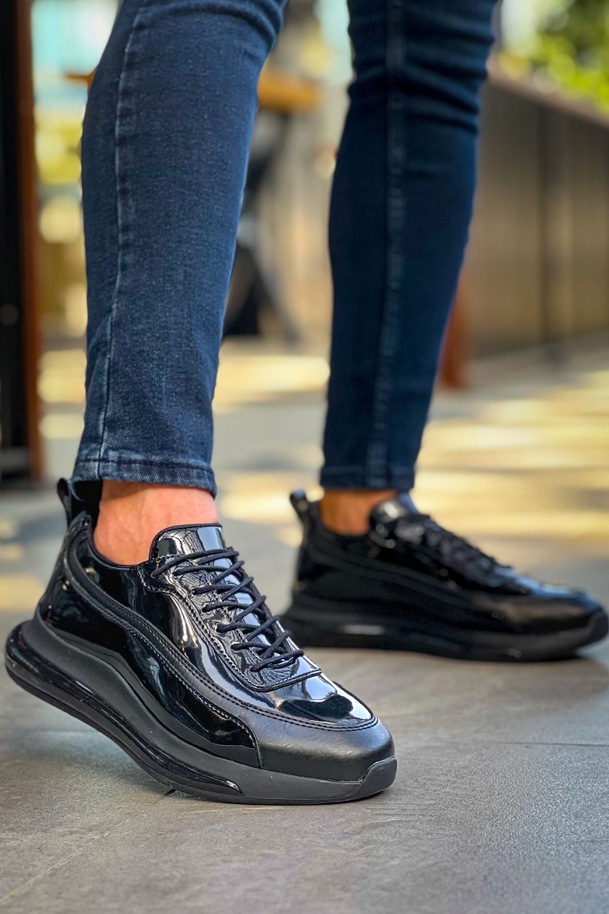 CH2419 RST Schwarz Herren Sneaker