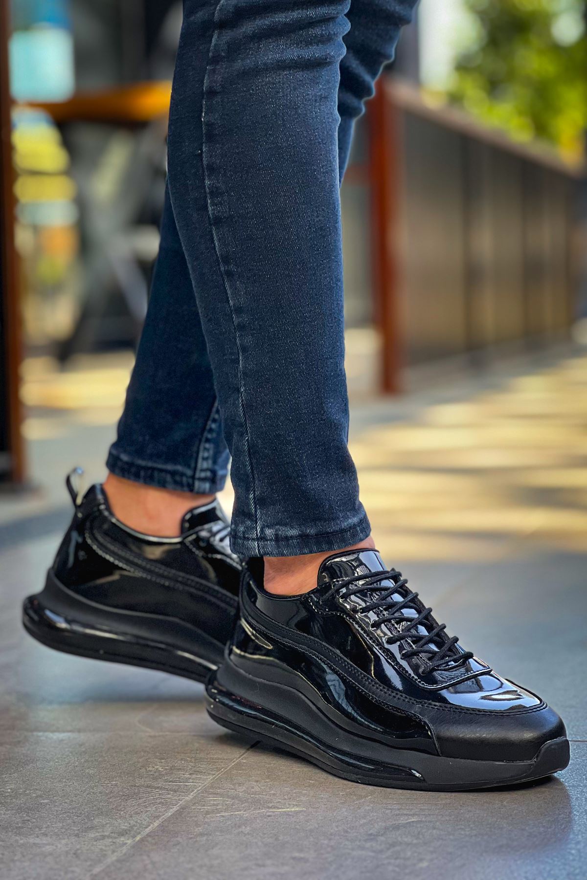 CH2419 RST Schwarz Herren Sneaker