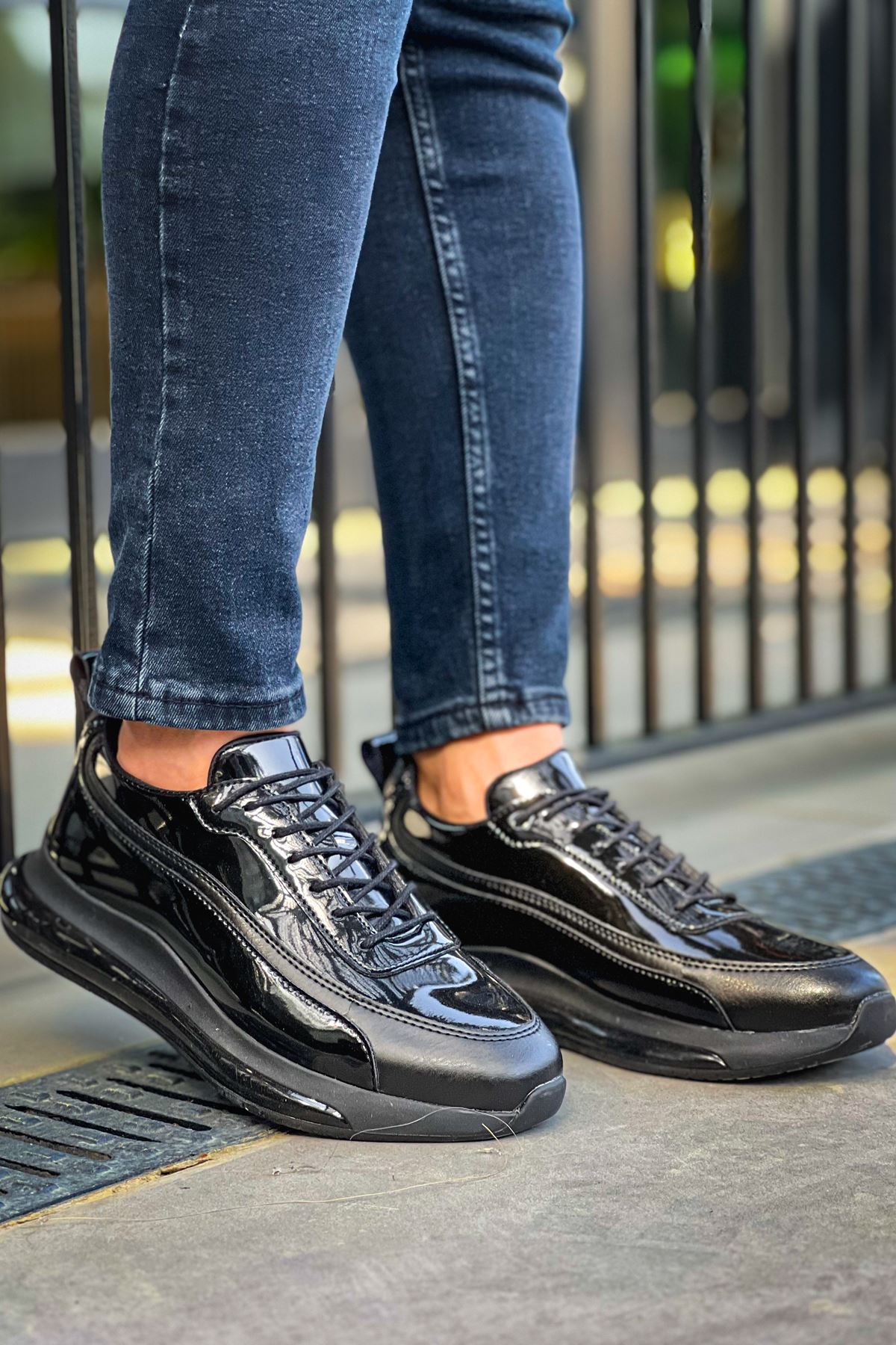 CH2419 RST Schwarz Herren Sneaker