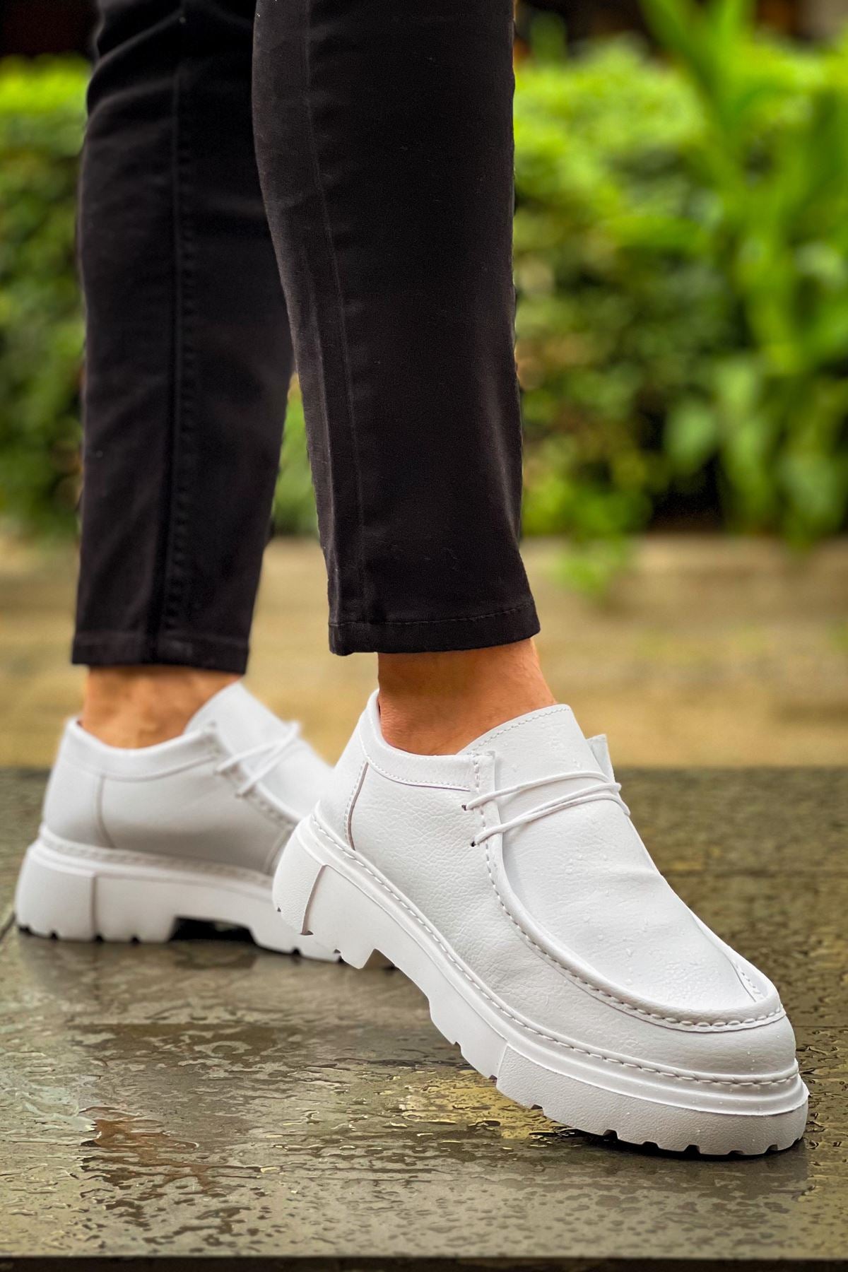 CH2404 - CBT Castle White Men Shoes