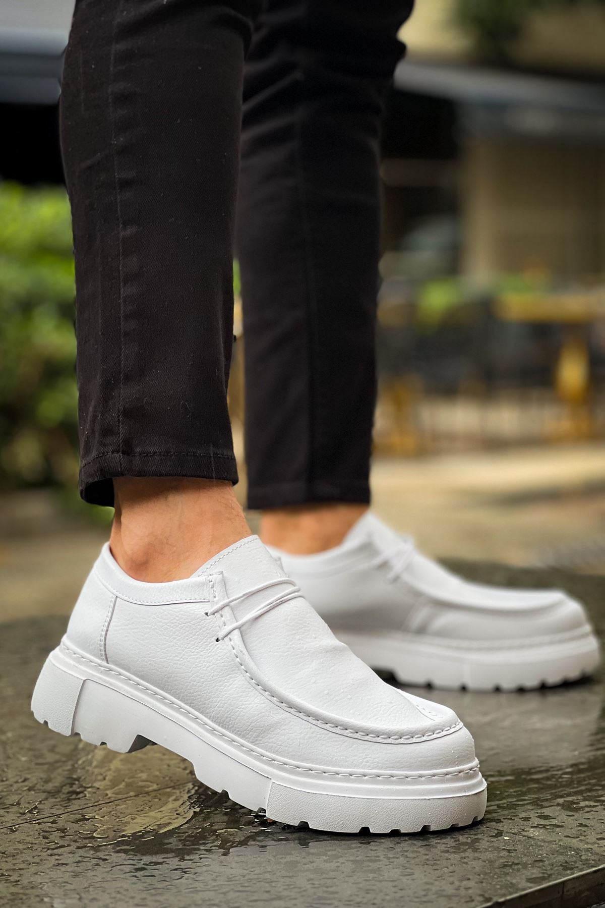 CH2404 - CBT Castle White Men Shoes