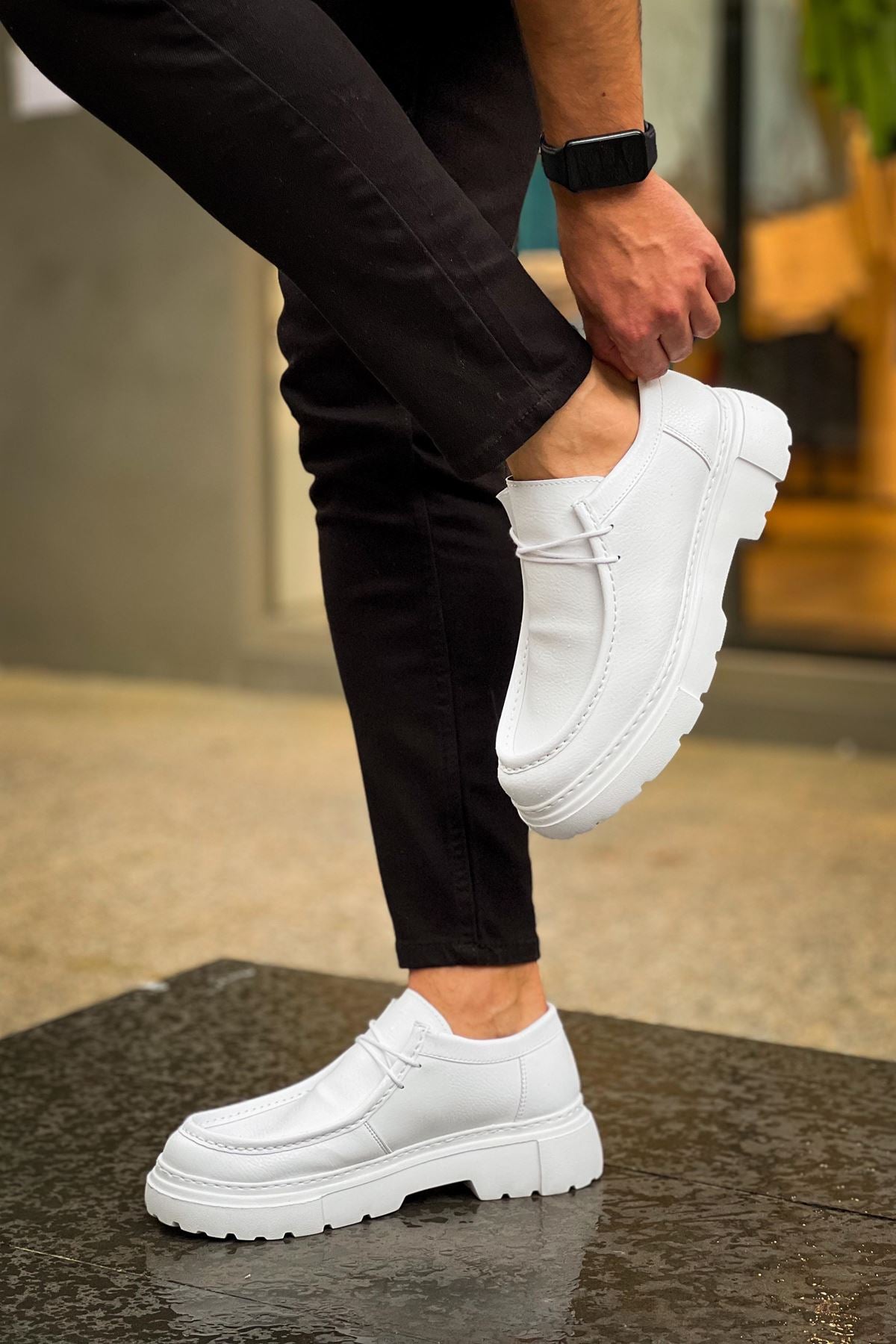 CH2404 - CBT Castle White Men Shoes