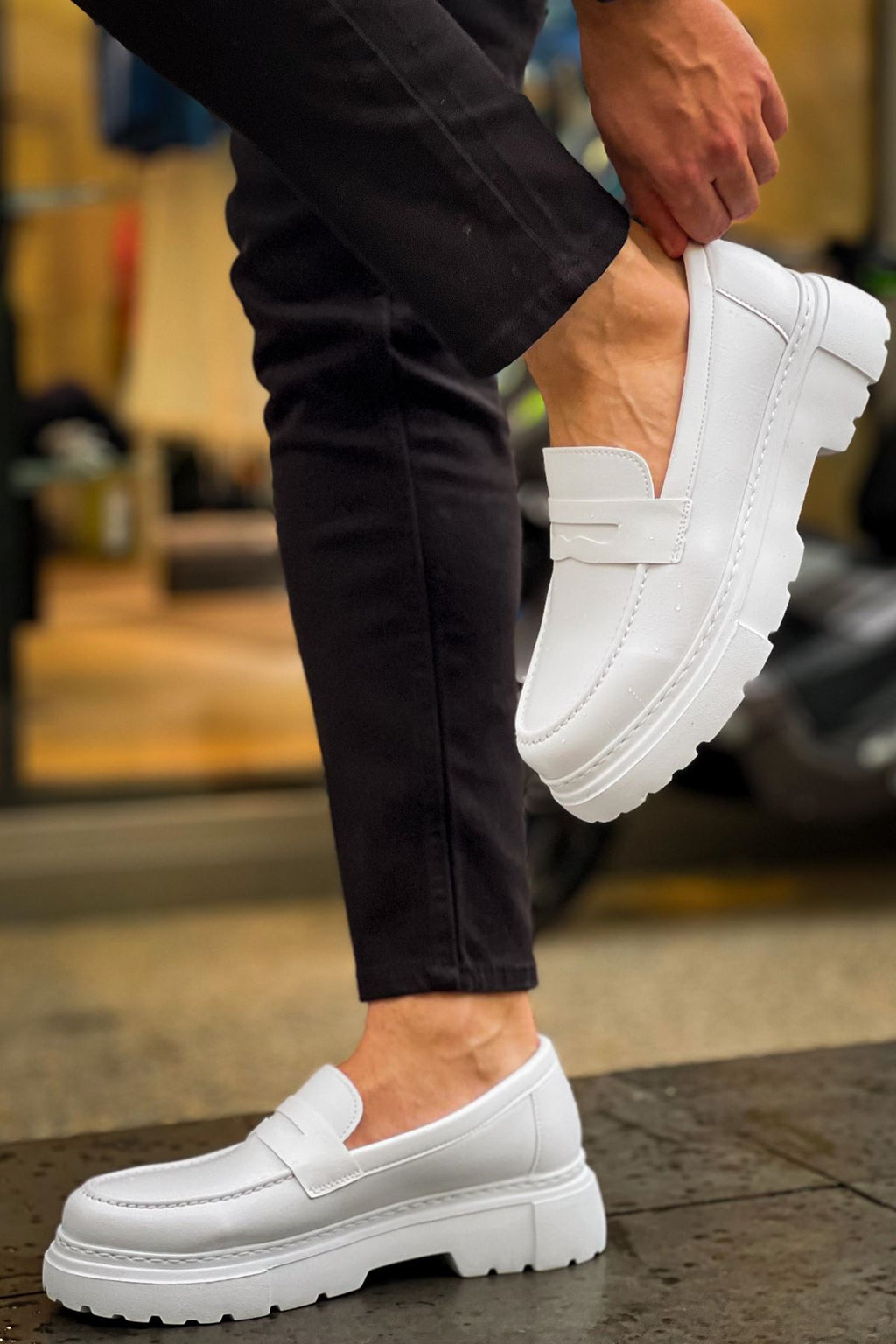 CH2417 FBT Weiß Herren Sneaker
