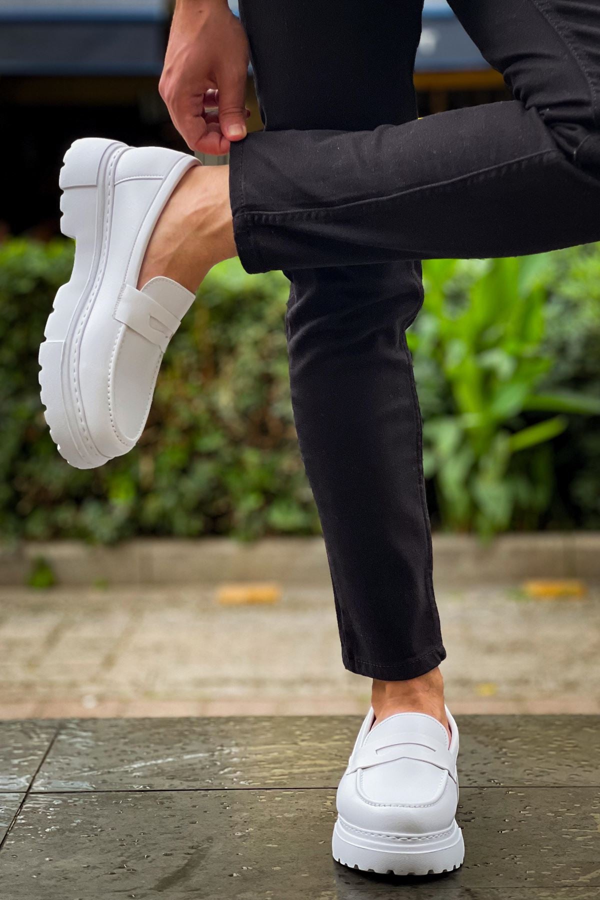 CH2417 - FBT White Men Sneaker