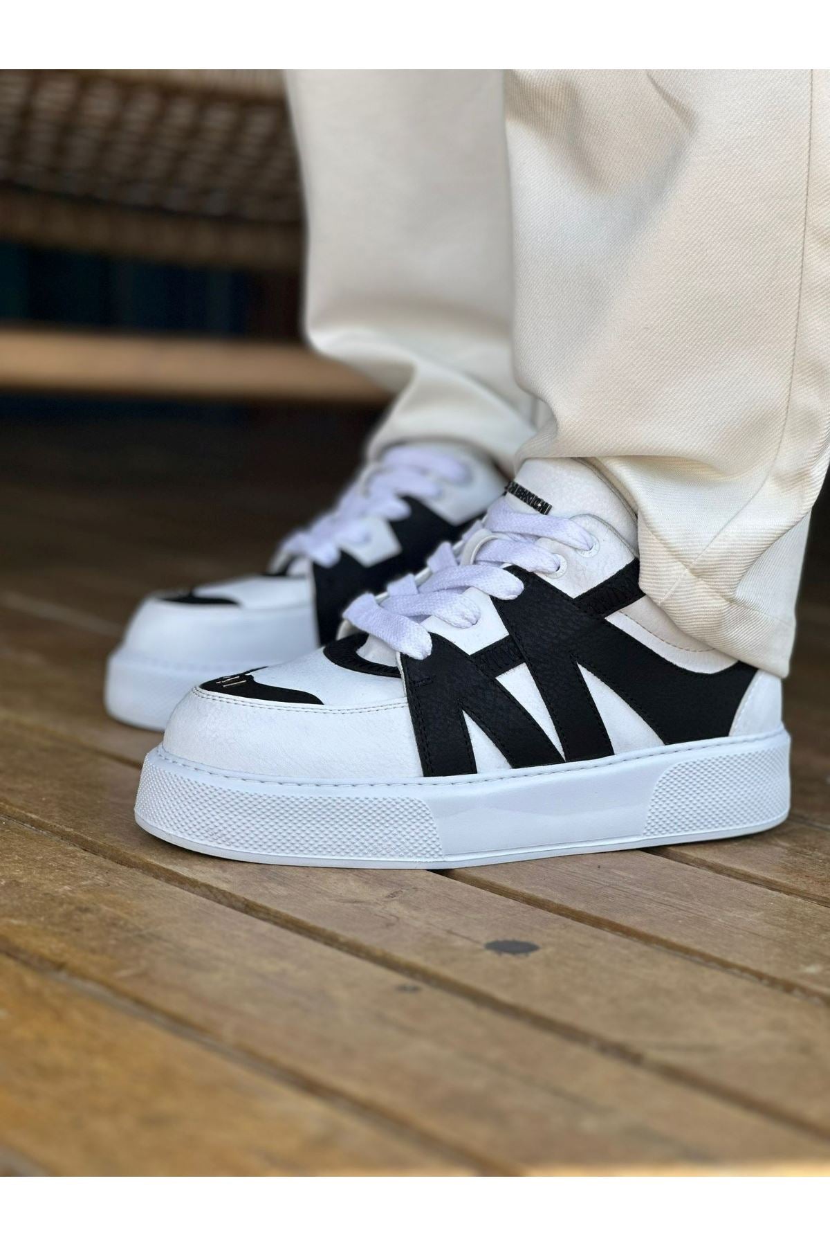 CH2407 - CBT Star-X Erkek Spor Ayakkabı White/Black