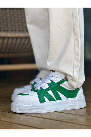 CH2407 - CBT Star-X Men Sneakers White/Green