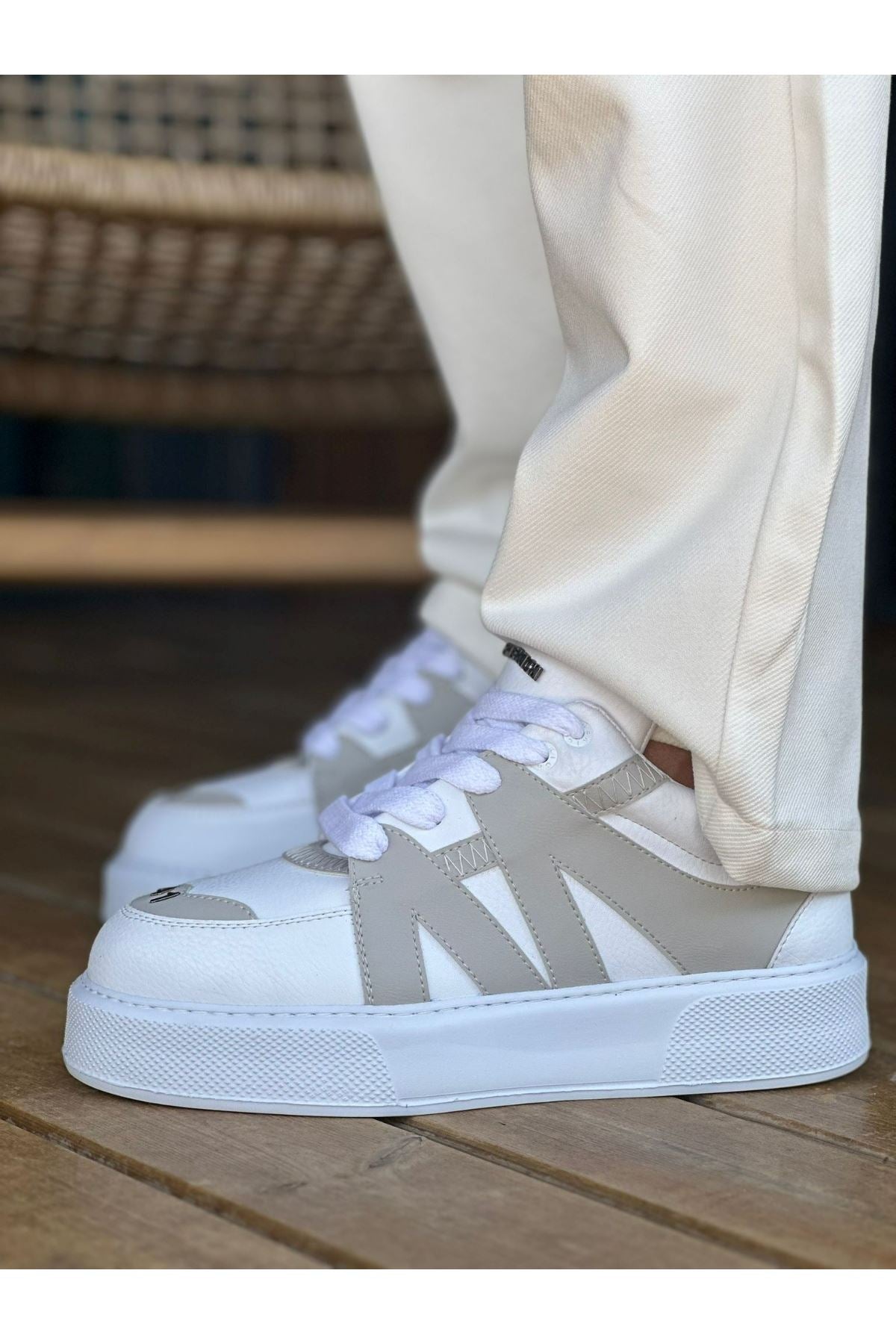 CH2407 - CBT Star-X Erkek Spor Ayakkabı White/Grey