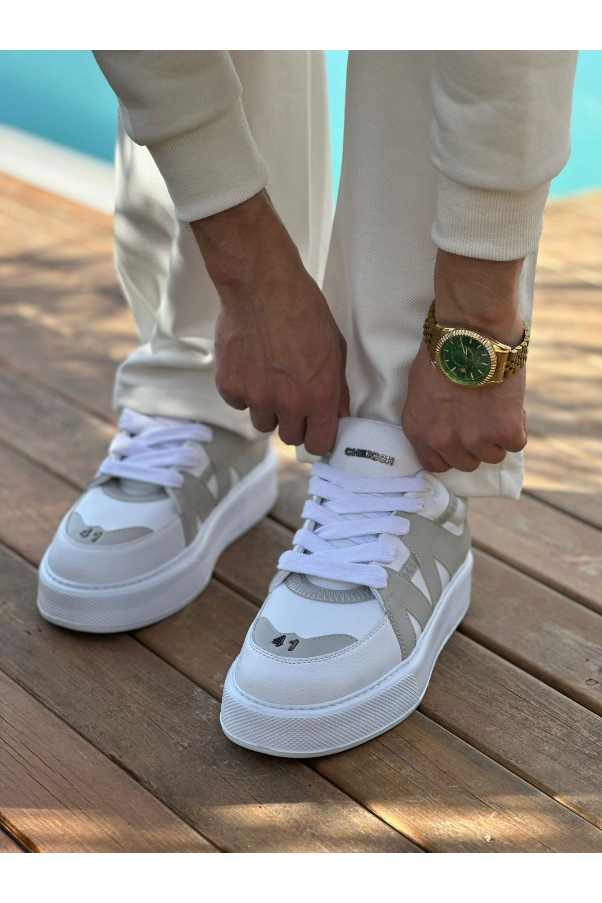 CH2407 - CBT Star-X Erkek Spor Ayakkabı White/Grey