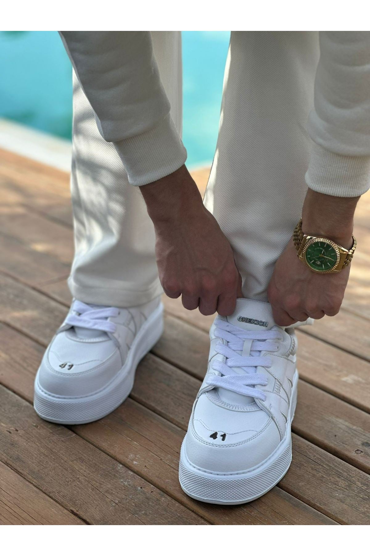 CH2407 CBT Star-X Herren Sneakers Weiß