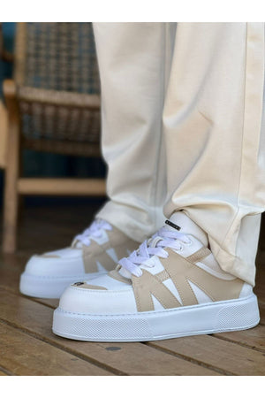 CH2407 - CBT Star-X Men Sneakers White / Beige