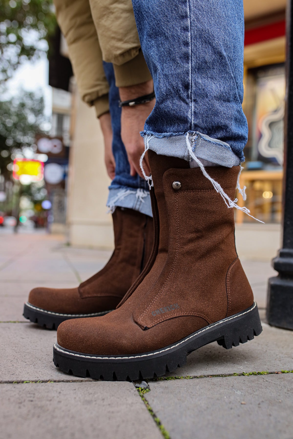 CH027 - SST Quebec Men's Boots Brown