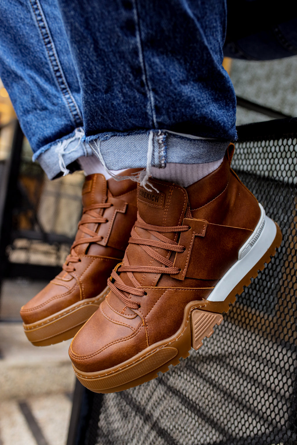 CH057 - GTB Ghost Line Men's Boots Tan