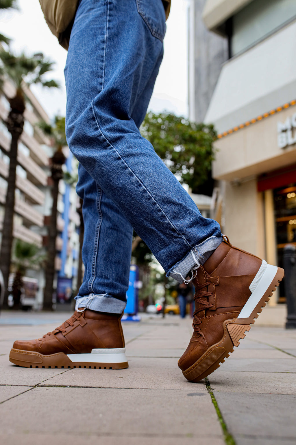 CH057 - GTB Ghost Line Men's Boots Tan