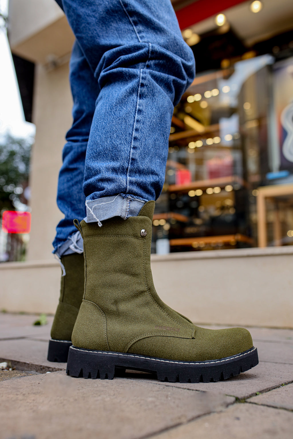CH027 - SST Quebec Men's Boots Khaki