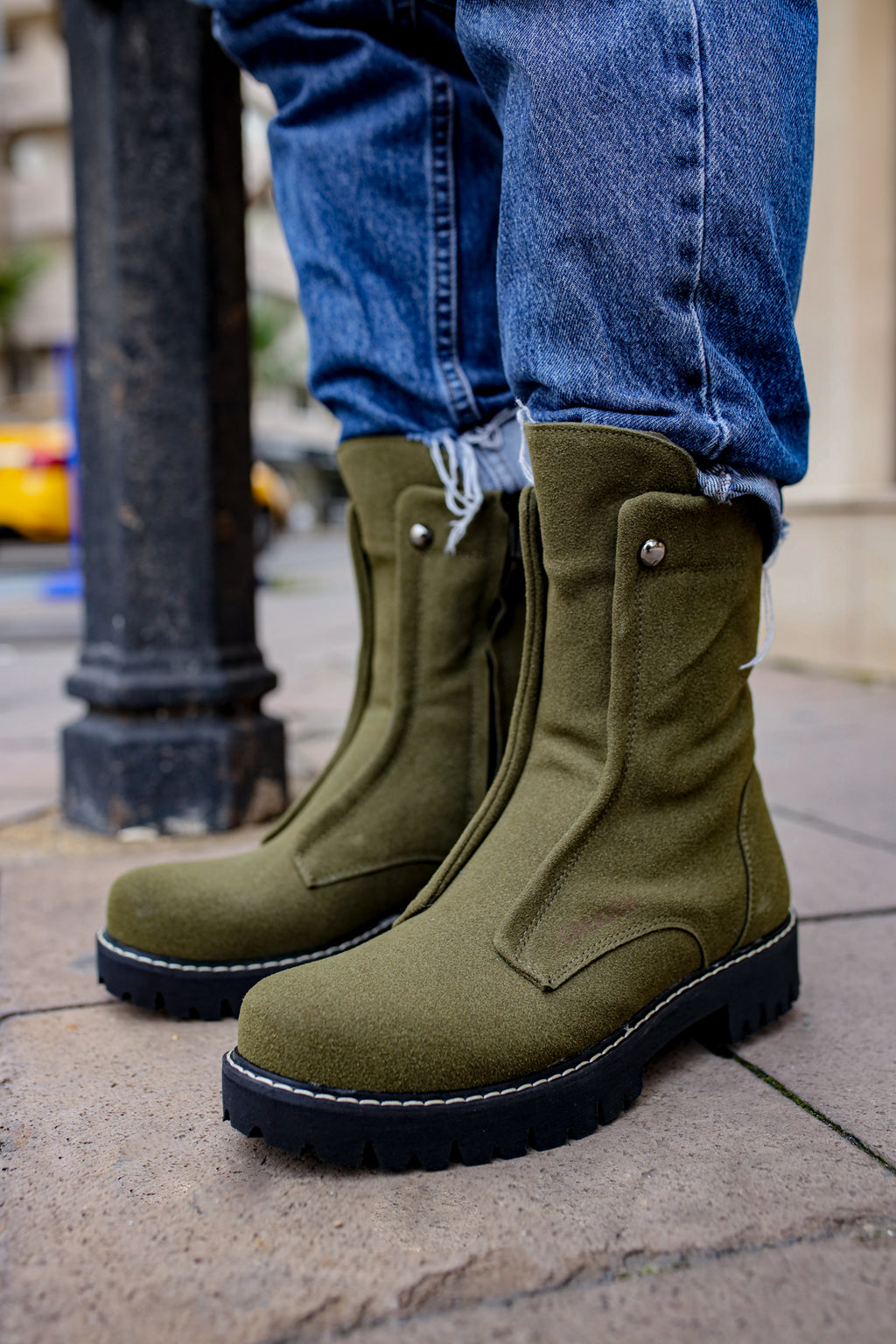 CH027 - SST Quebec Men's Boots Khaki