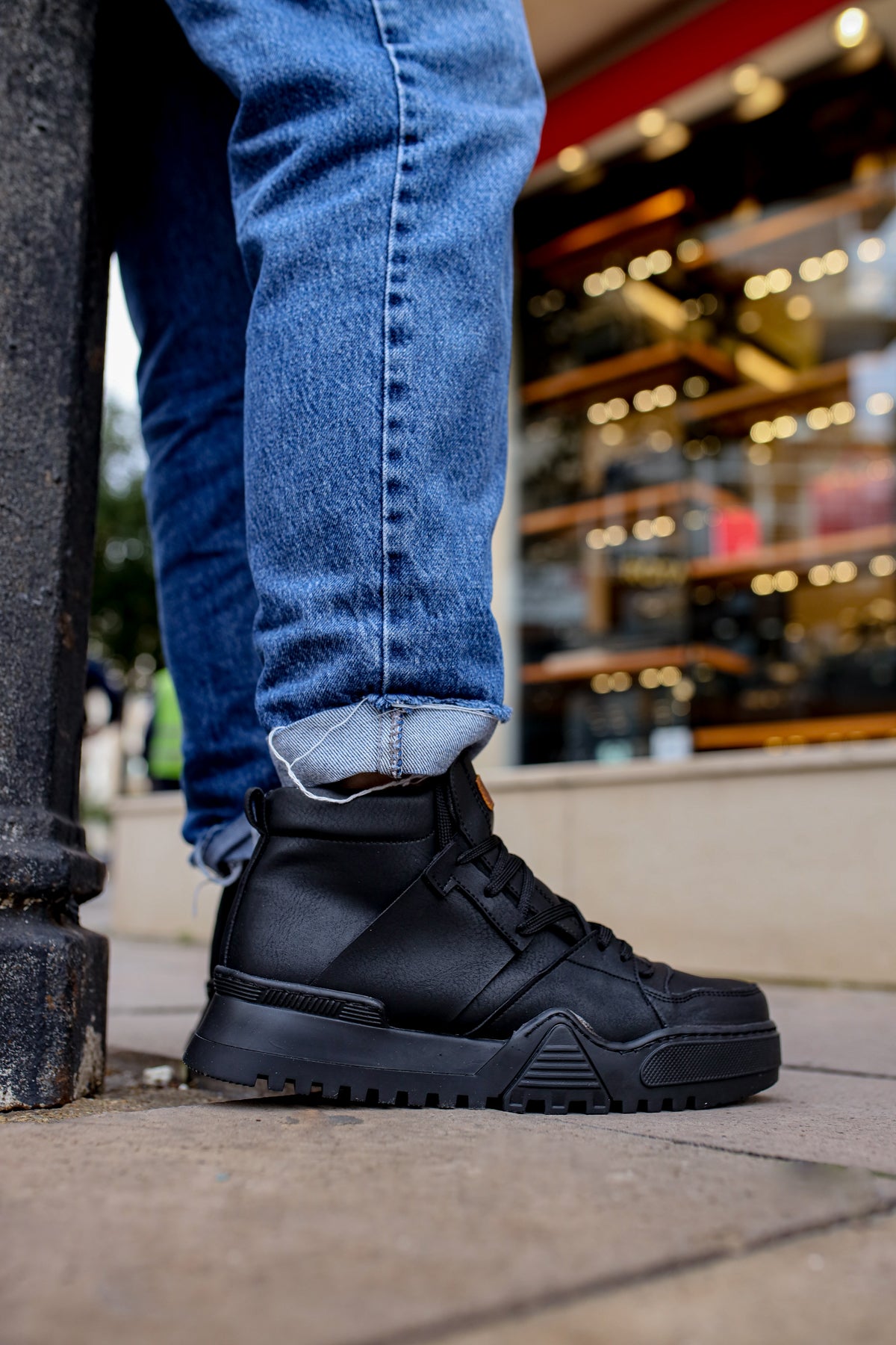 CH057 - GSST Ghost Line Men's Boots Black/Black