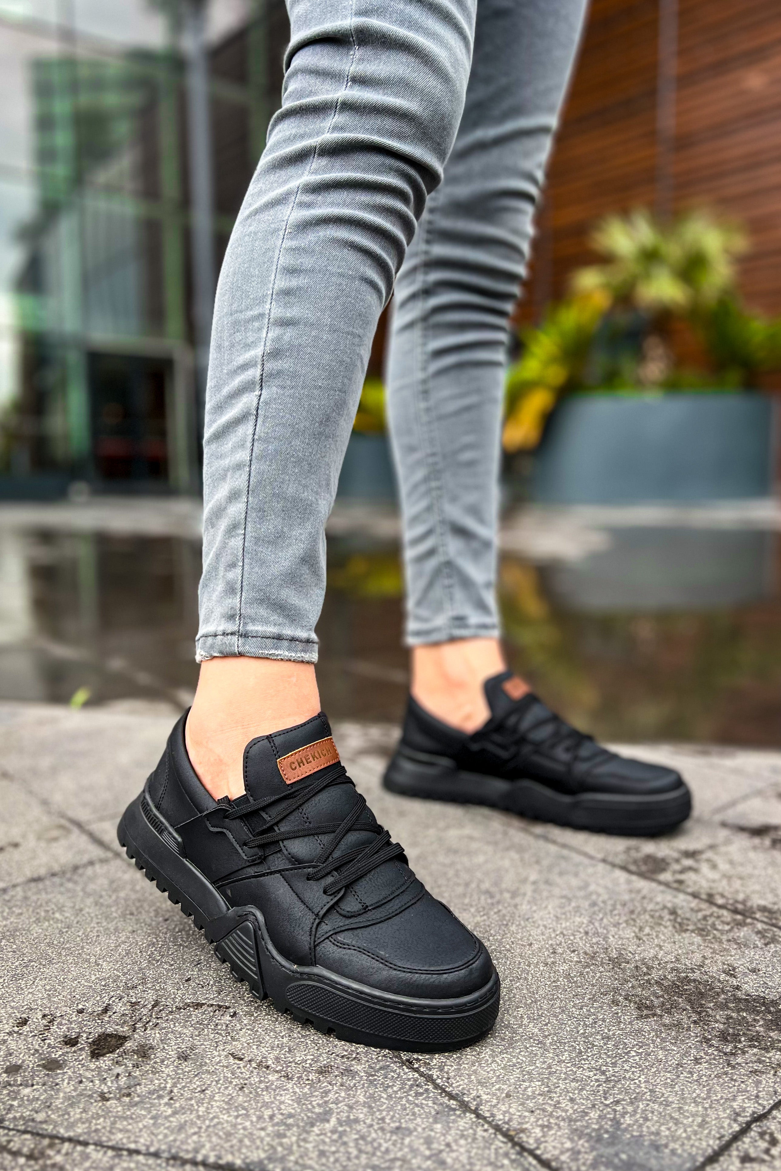 CH067 GST Warrem Herren Sneaker Schwarz/Schwarz