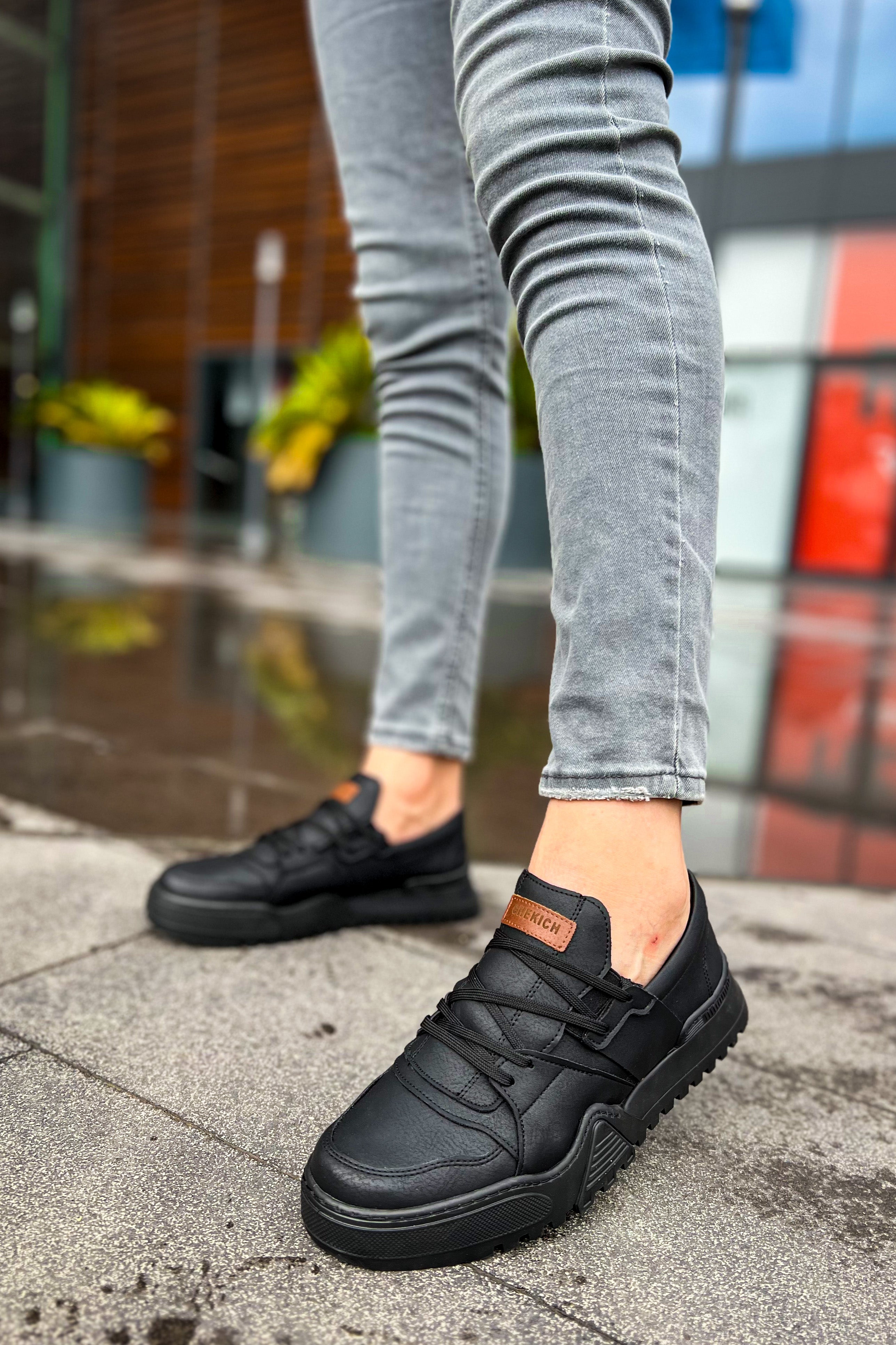 CH067 GST Warrem Herren Sneaker Schwarz/Schwarz