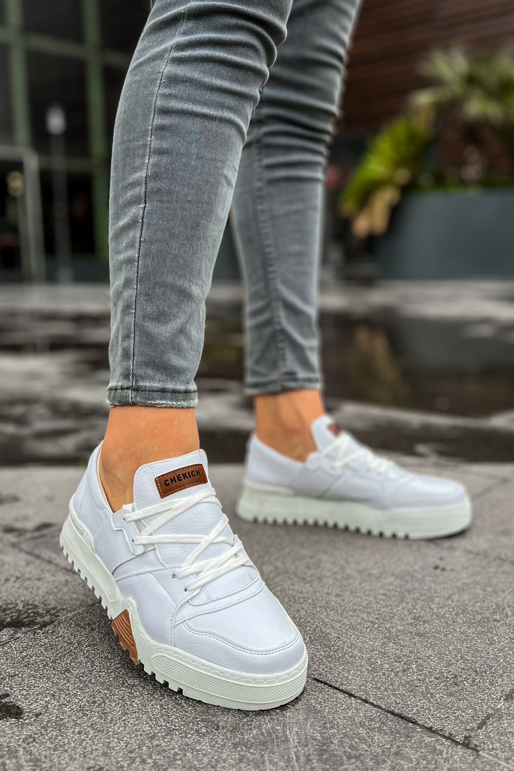 CH067 GBT Warrem Men Sneaker White / White