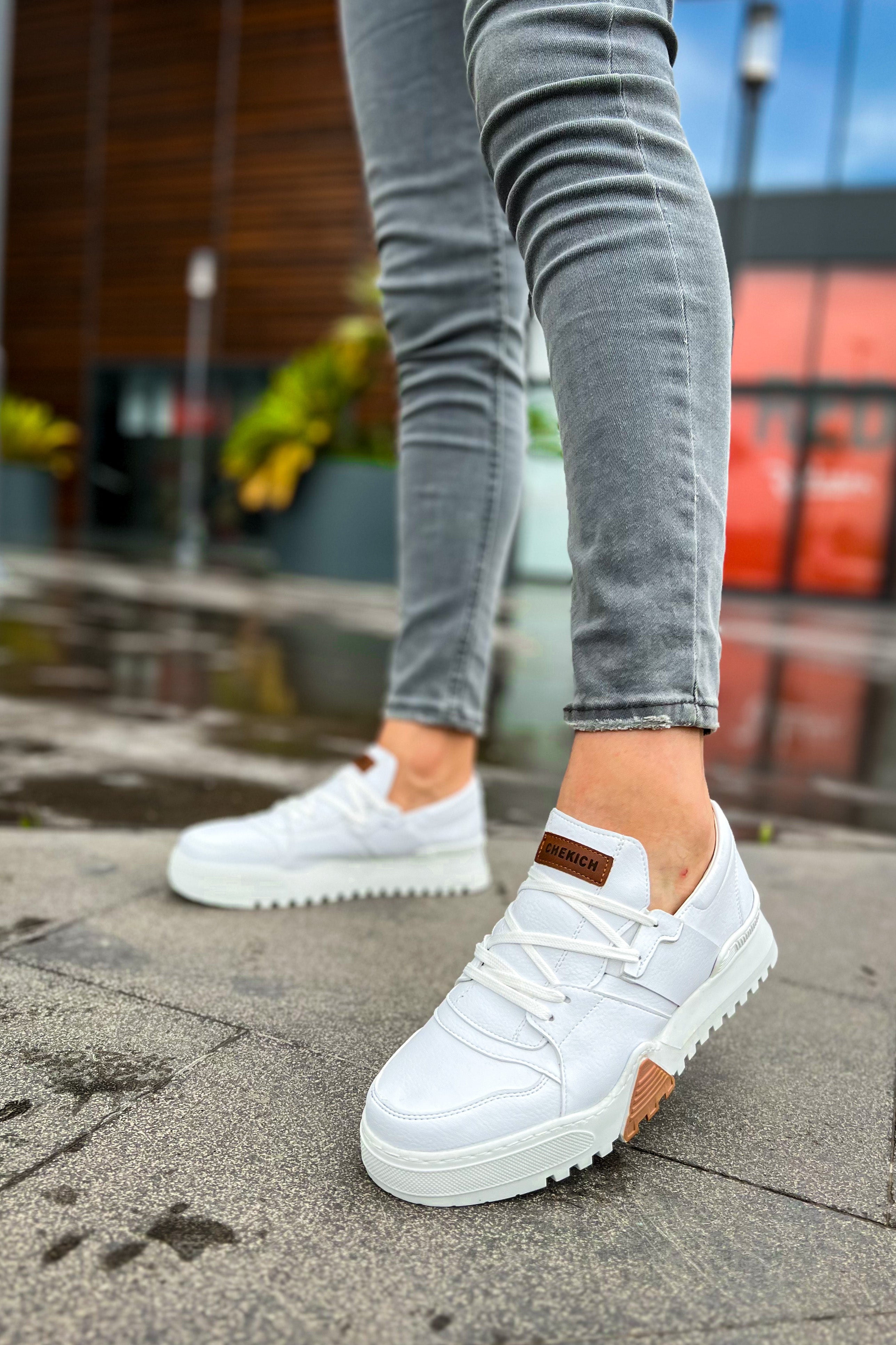 CH067 GBT Warrem Men Sneaker White / White