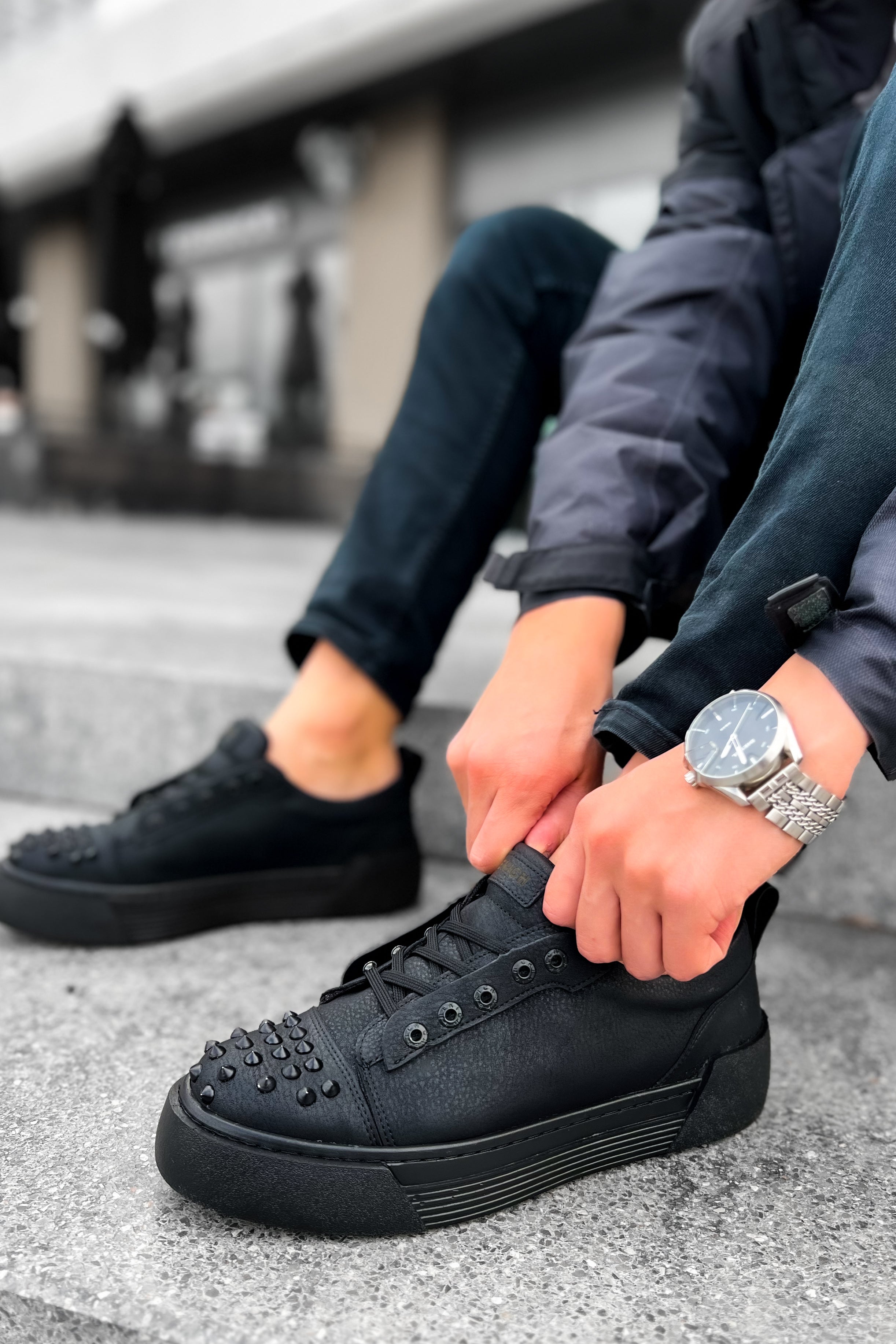 CH169 CST Thorn Herren Sneaker Schwarz