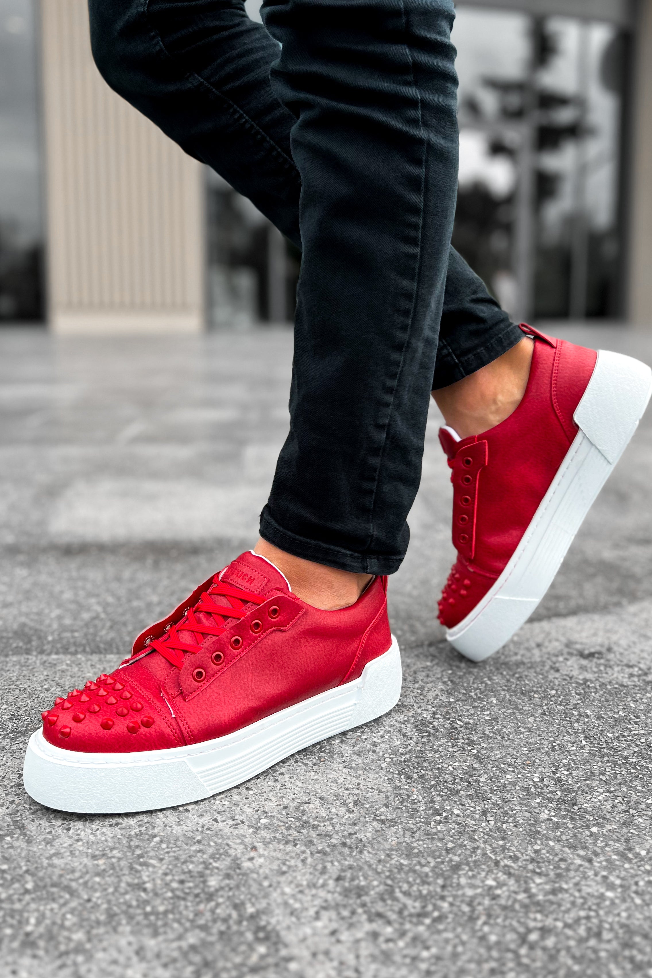 CH169 CBT Thorn Herren Sneaker Rot