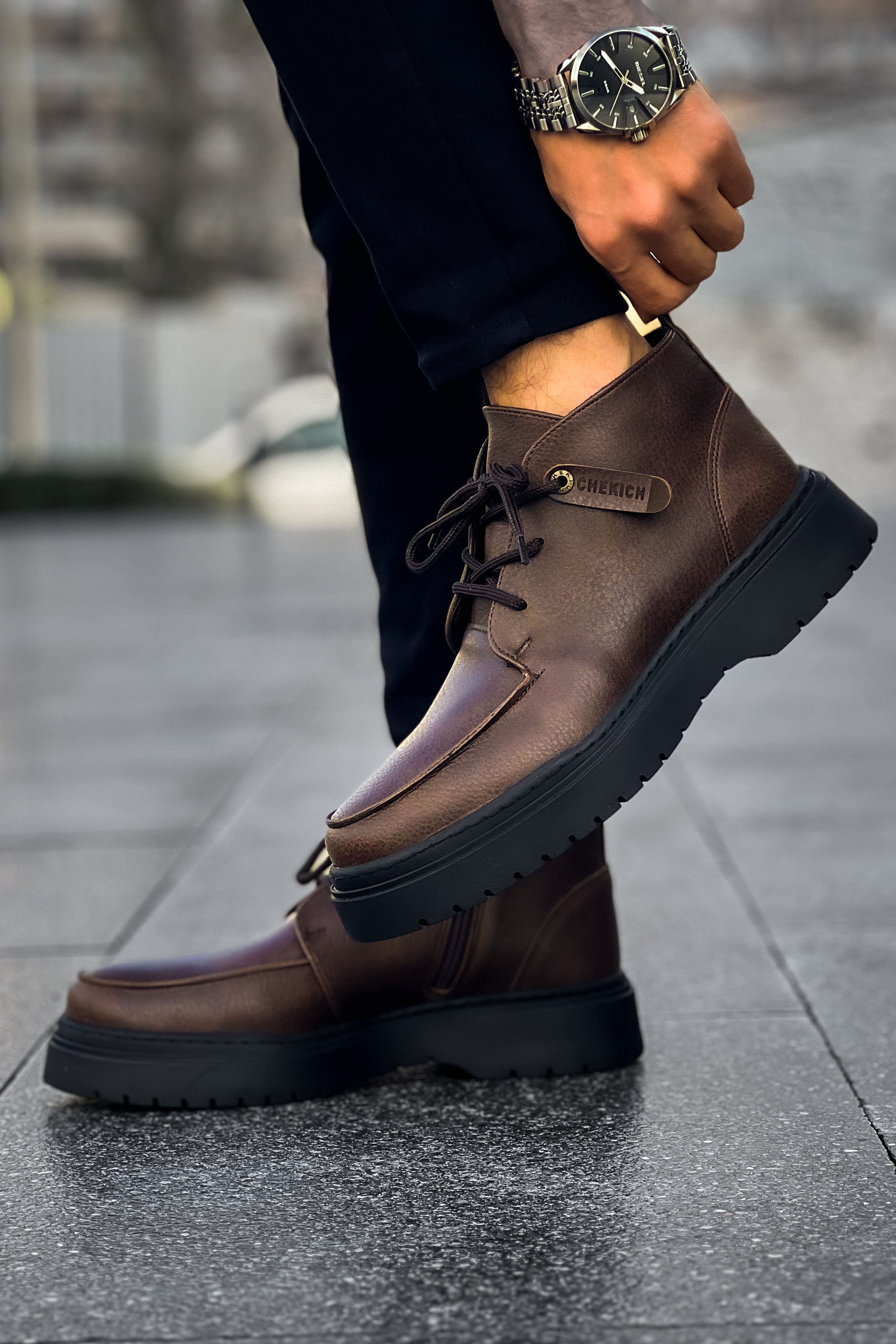 CH213 - CST Bryggen Men's Boots Brown