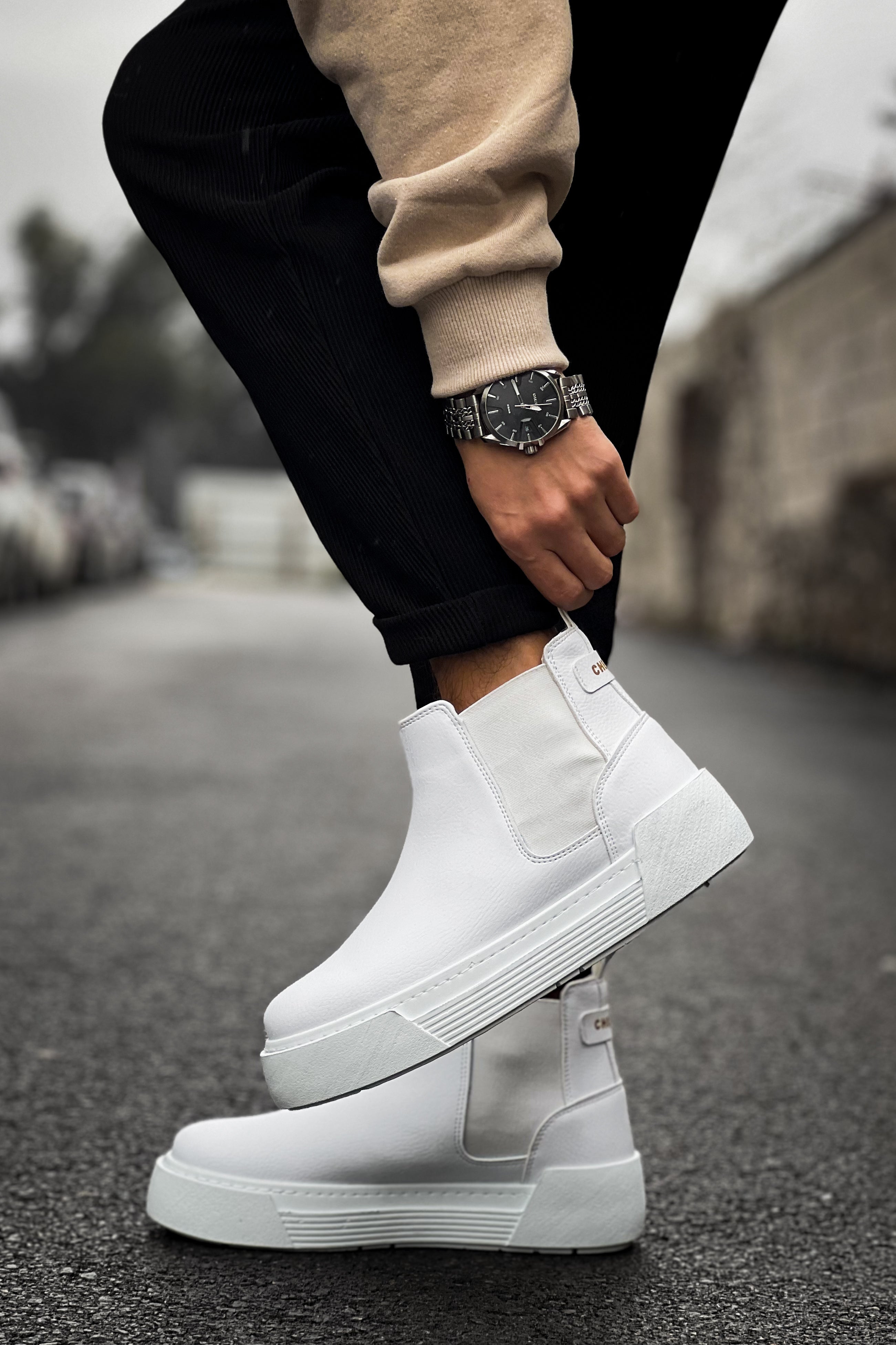 CH069 CRT Harmany Herrenstiefel Weiß