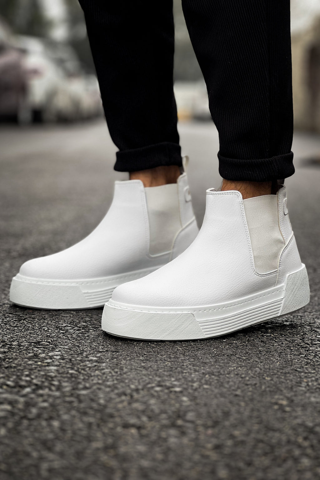 CH069 CRT Harmany Men's Boots White