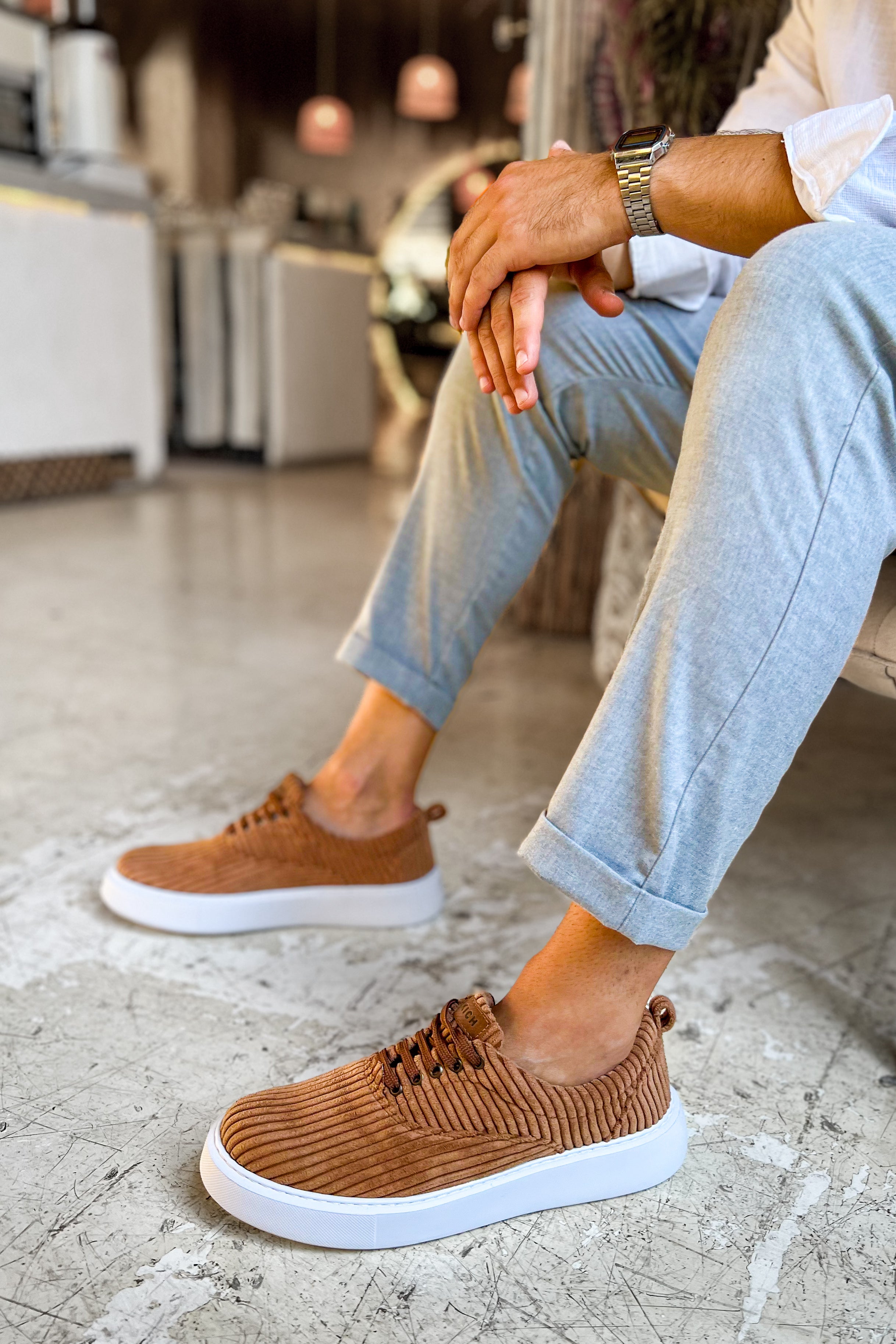 CH173 - CBT Velluto Men Sneaker Tan