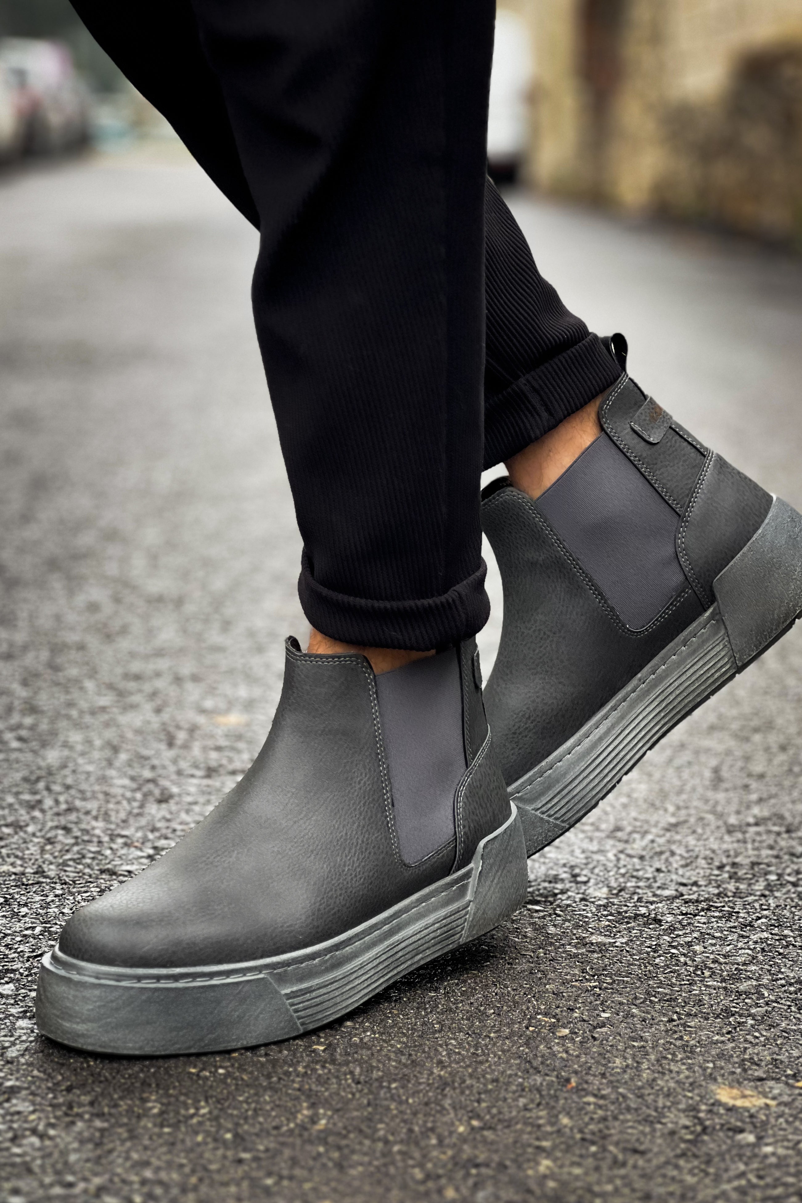 CH069 CRT Harmany Men's Boots Grey