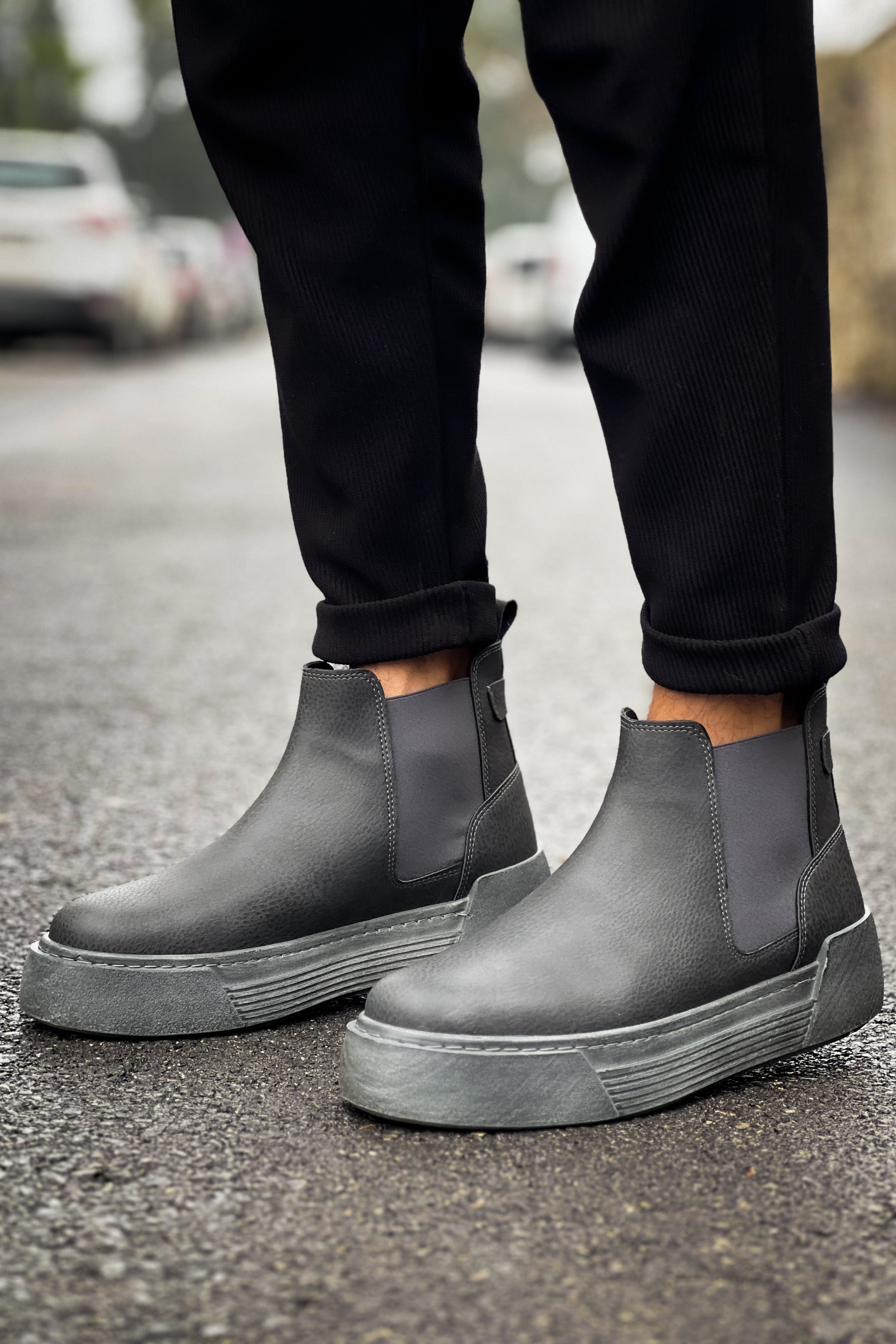 CH069 CRT Harmany Men's Boots Grey
