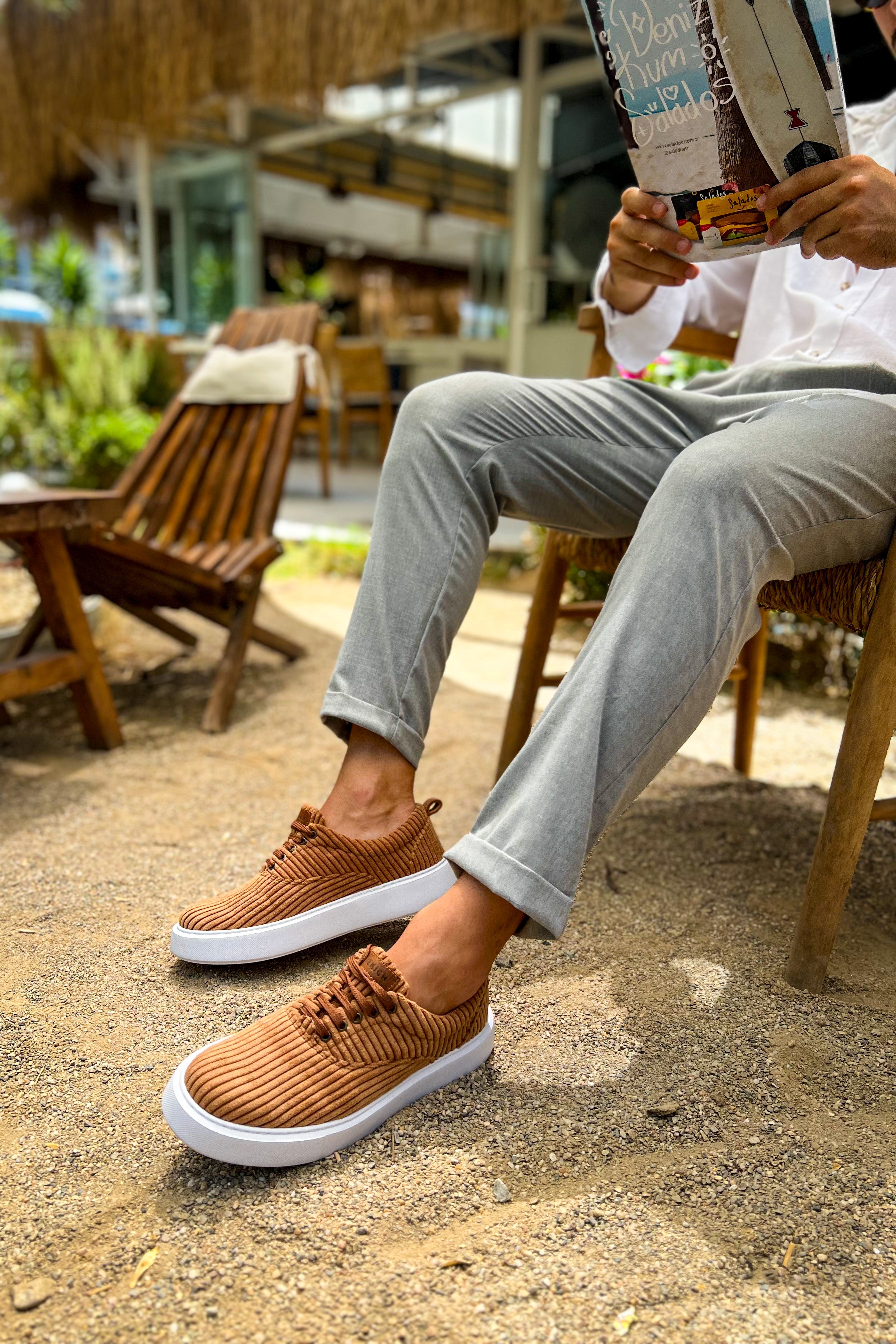 CH173 - CBT Velluto Men Sneaker Tan