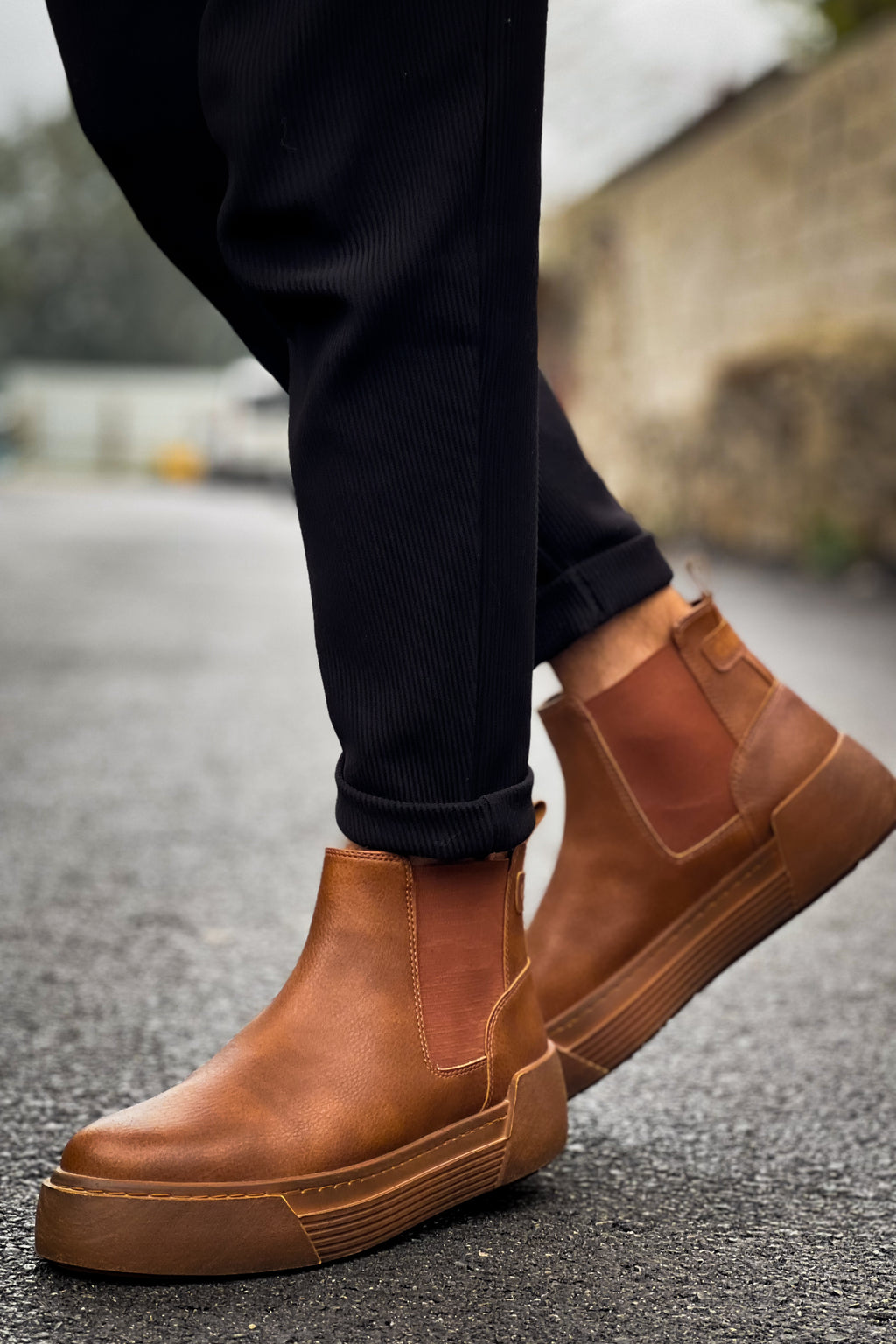CH069 CRT Harmany Men's Boots Tan
